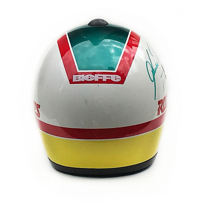 1996 Luca Badoer, race used Forti Corse Helmet