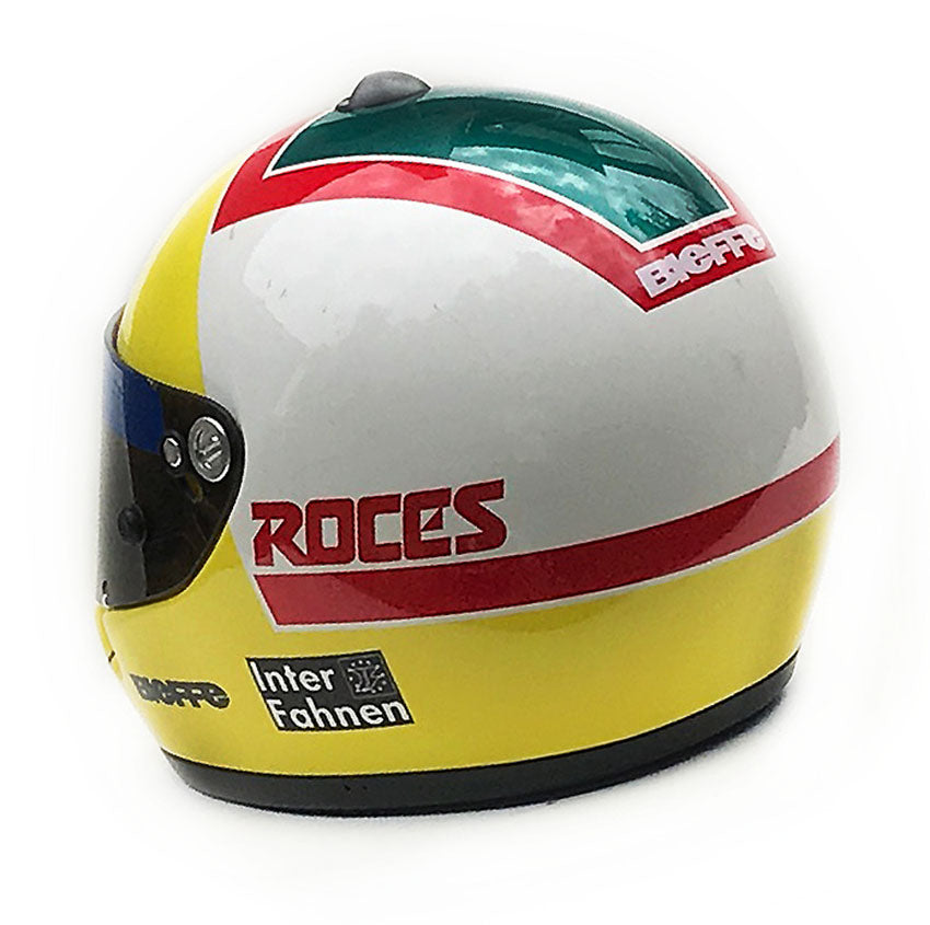 1996 Luca Badoer, race used Forti Corse Helmet