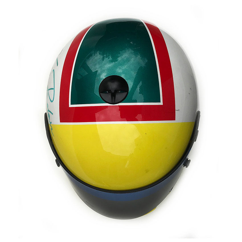 1996 Luca Badoer, race used Forti Corse Helmet