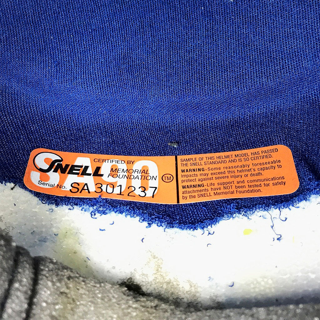 1996 Luca Badoer, race used Forti Corse Helmet