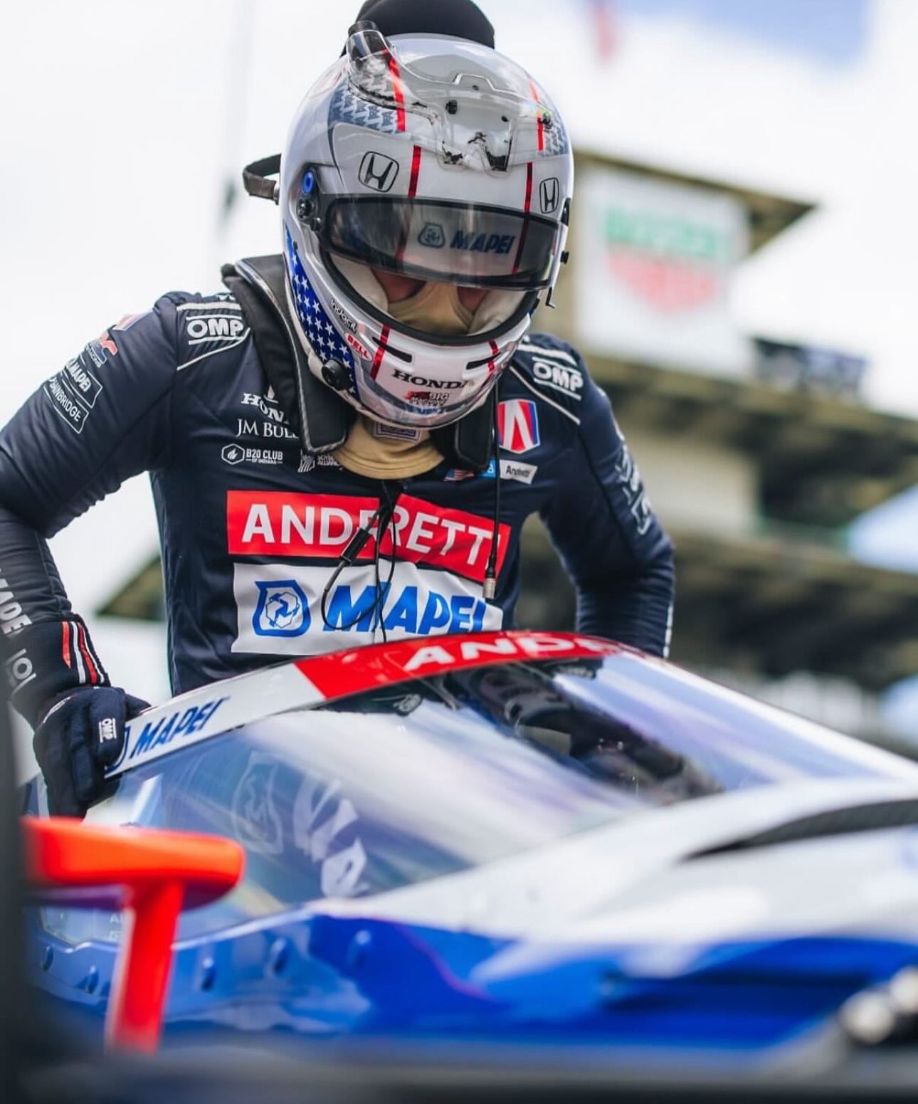 2025 Marco Andretti Signed Original Worn Andretti Global Indy 500 Boots