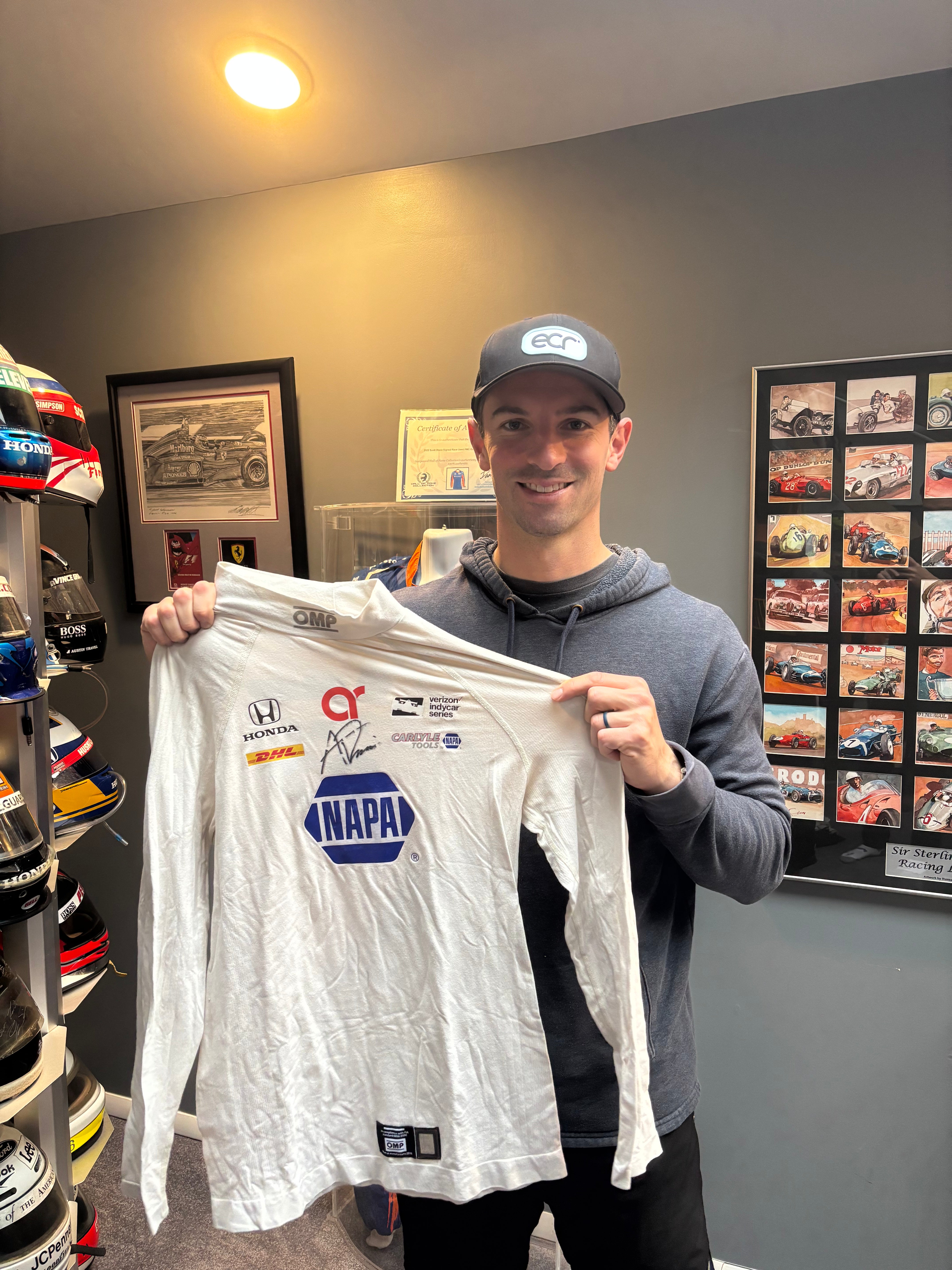 2018 Alexander Rossi Signed Andretti Autosport Race Worn IndyCar Nomex Shirt + Pants