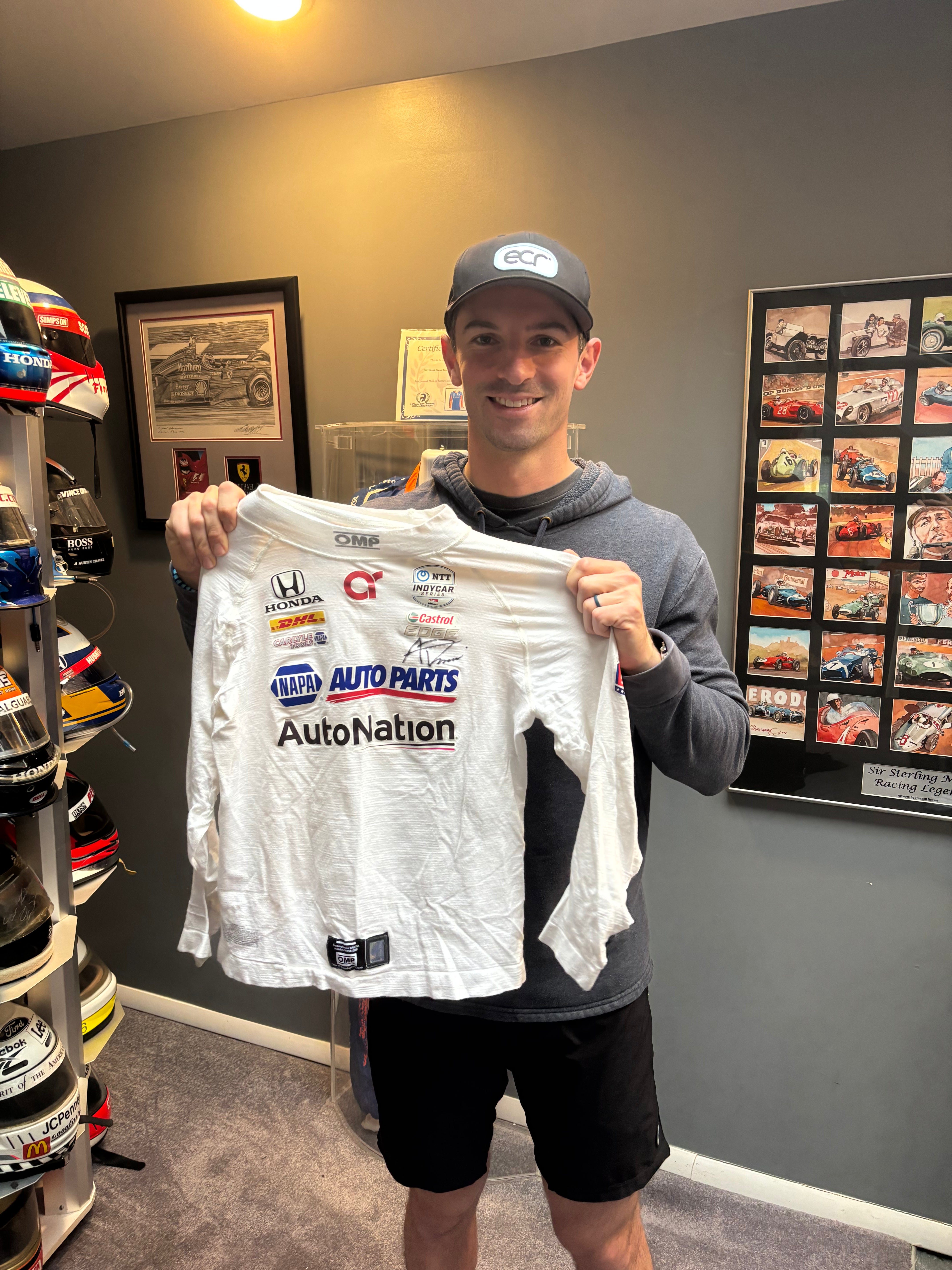 2021 Alexander Rossi Signed Andretti Autosport Race Worn IndyCar Nomex Shirt + Pants