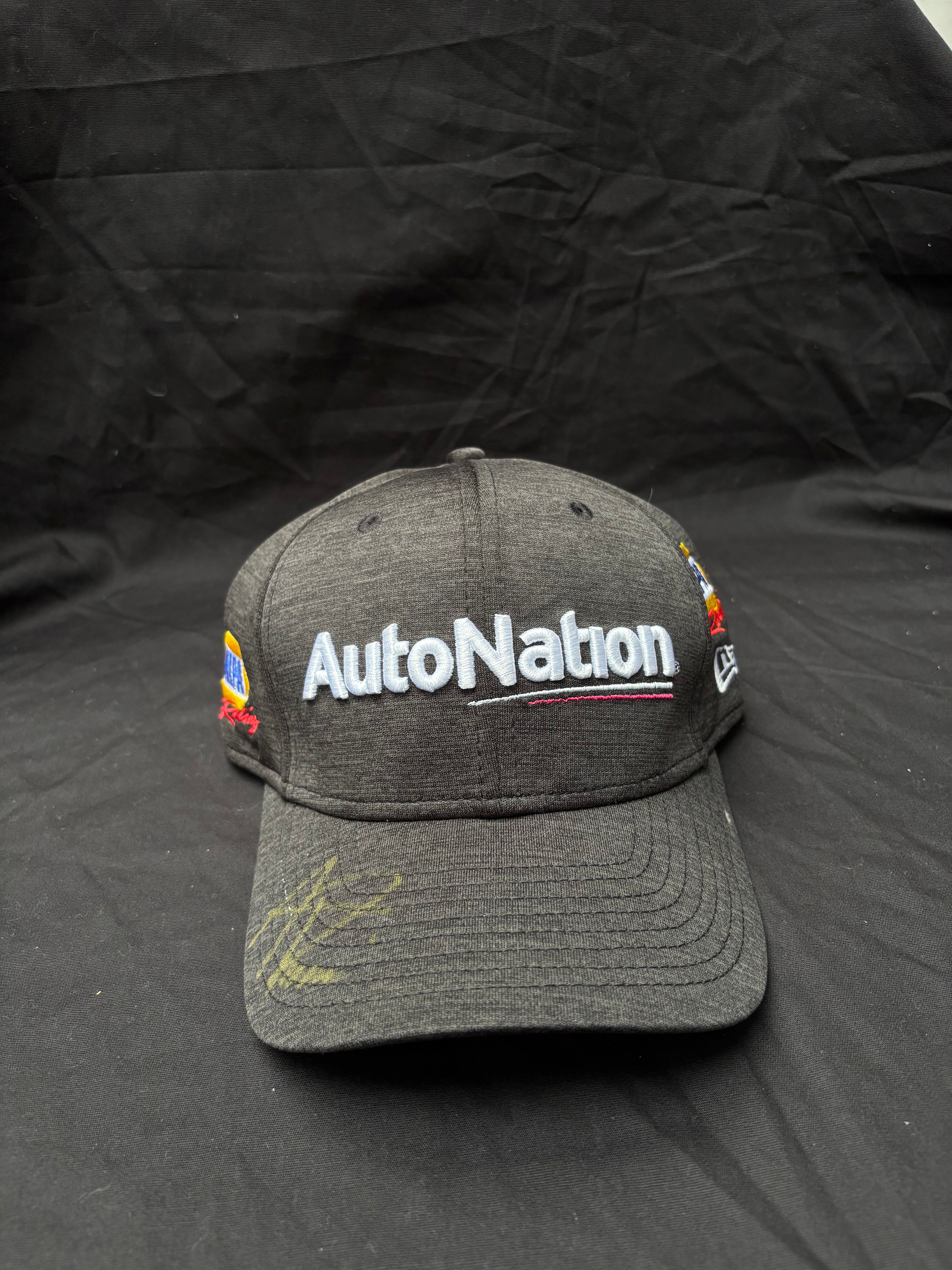 Alexander Rossi Signed Andretti Autosport Driver Worn AutoNation IndyCar Hat