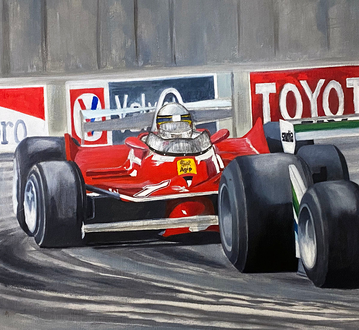 1980 Alan Jones World Champion Williams F1 Original Ron Burton Artwork