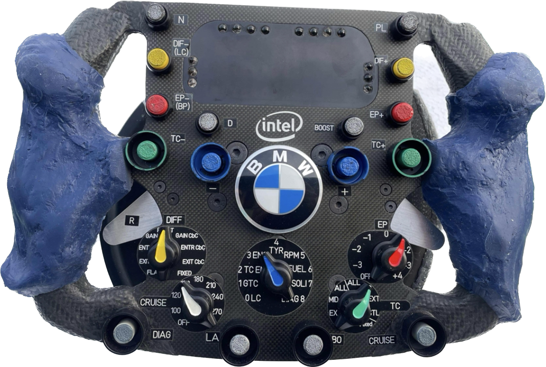 2006 Jacques Villeneuve & Alex Zanardi Used Sauber BMW F1 Steering Wheel