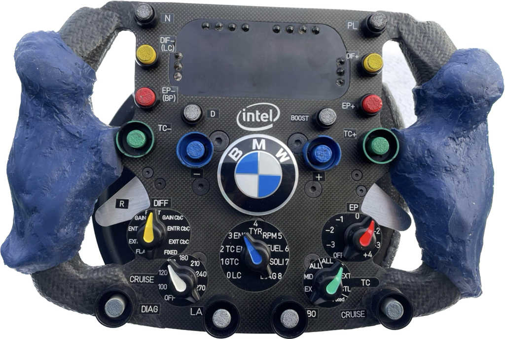 2006 Jacques Villeneuve & Alex Zanardi Used Sauber BMW F1 Steering Whe