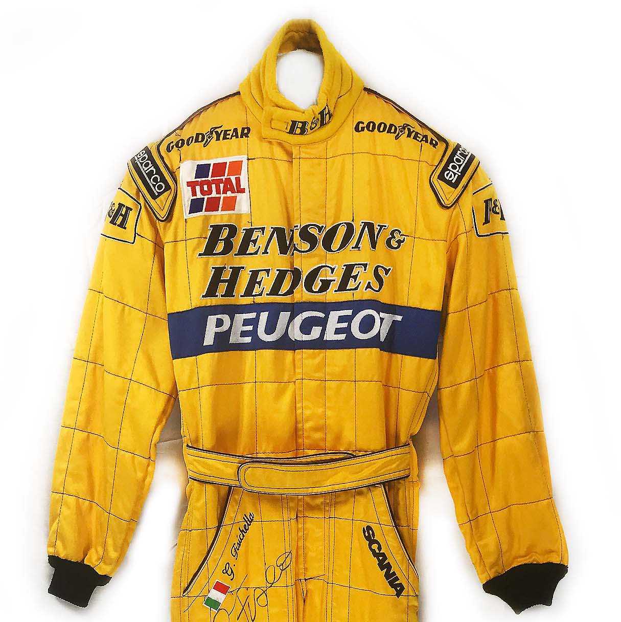 1997 Giancarlo Fisichella Race Worn Jordan F1 Suit