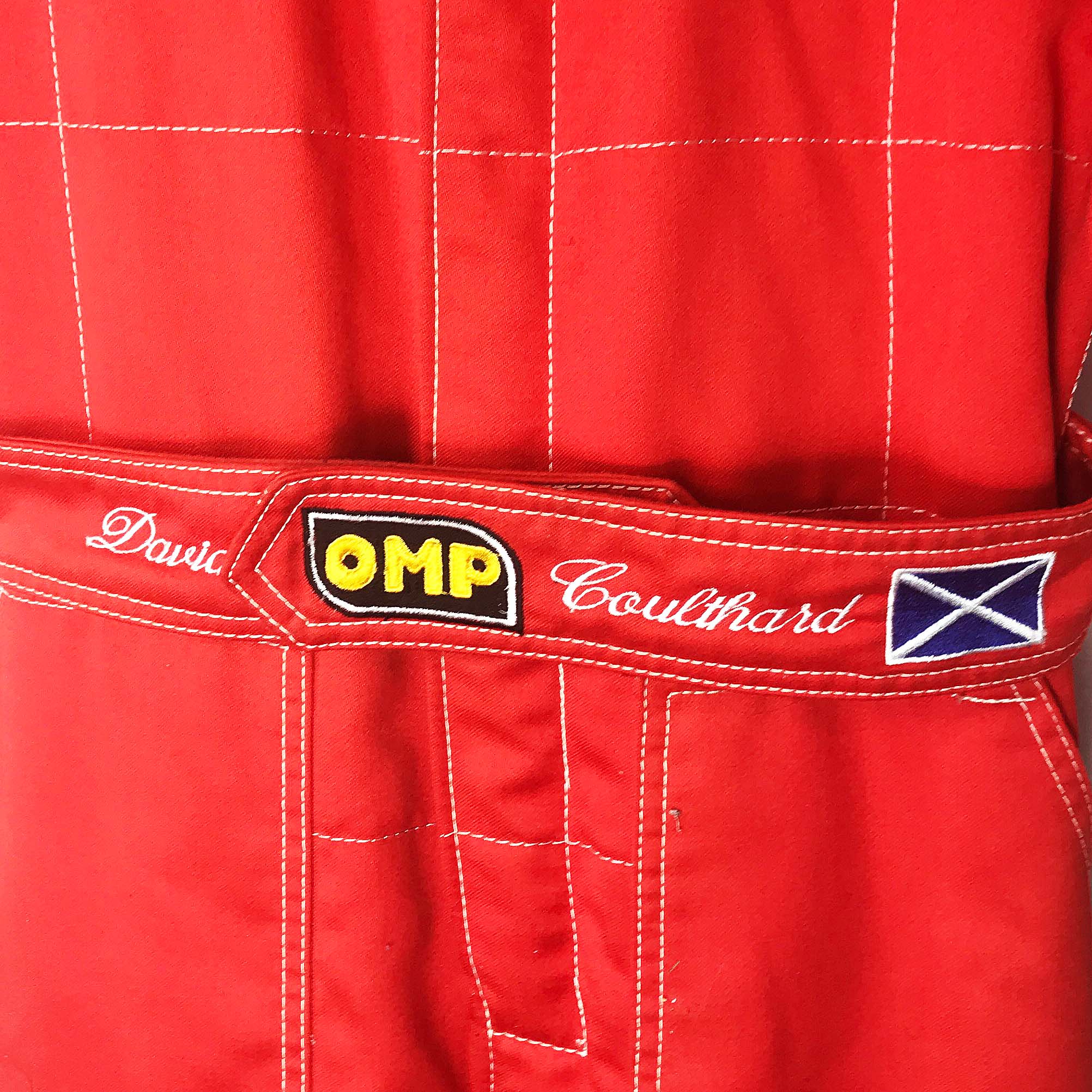 1996 David Coulthard Signed Race Worn McLaren F1 Suit