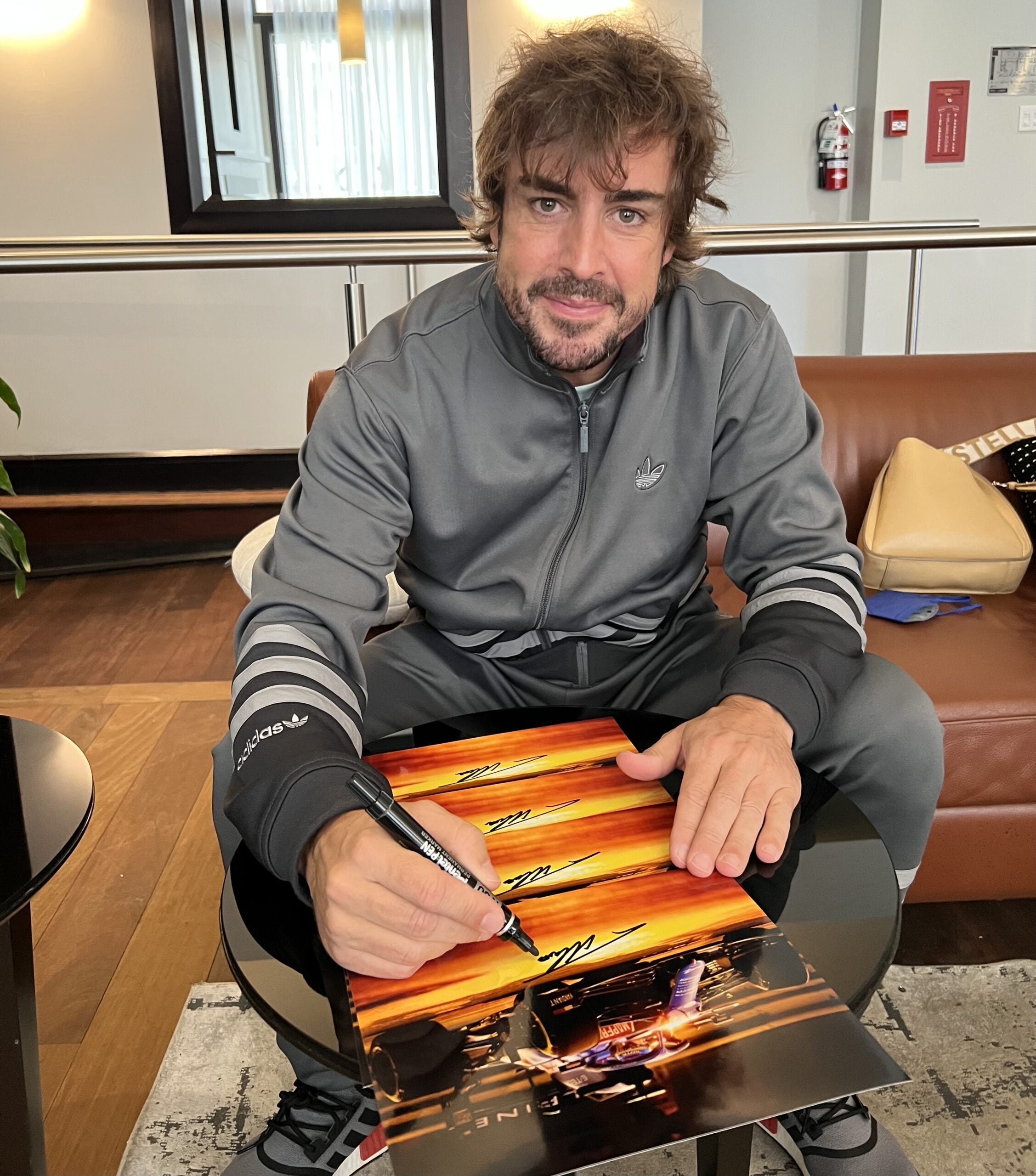 2021 F1 8x10 Collector Set: Photo #4 Fernando Alonso Alpine Renault Signed 1 of 25