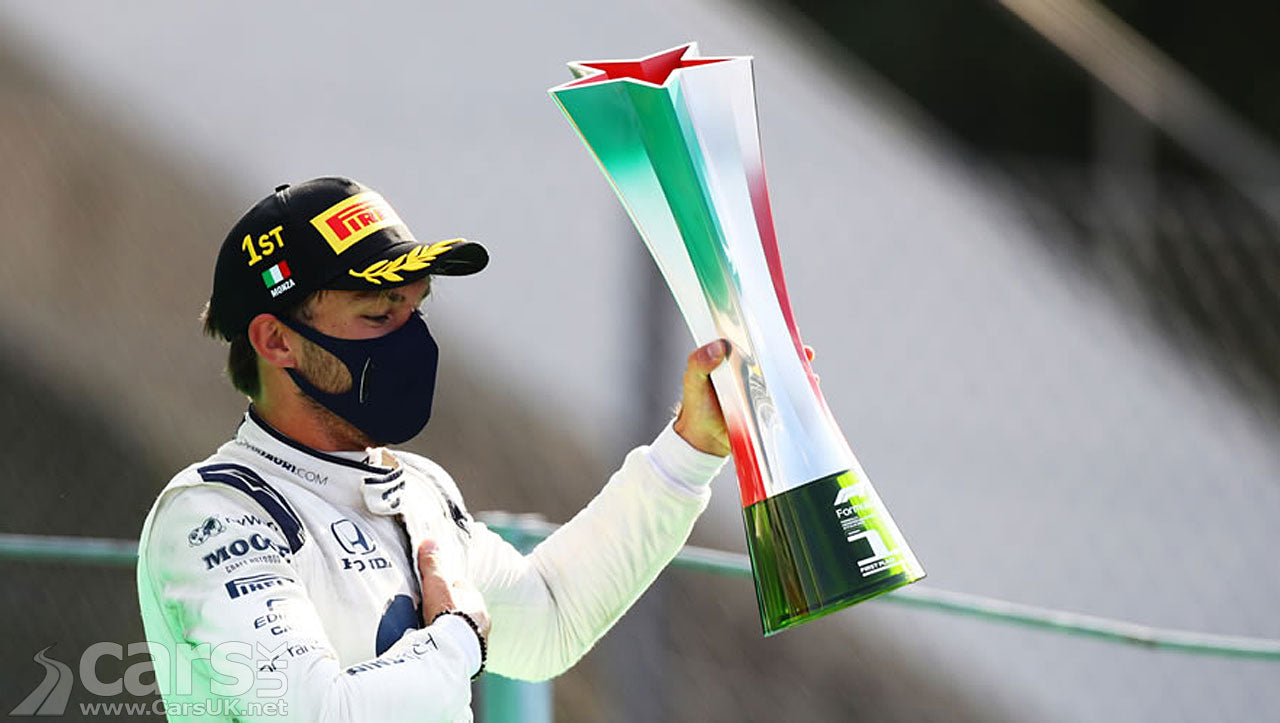 2020 Pierre Gasly Signed Race Used Scuderia AlphaTauri Arai GP-7 F1 Helmet