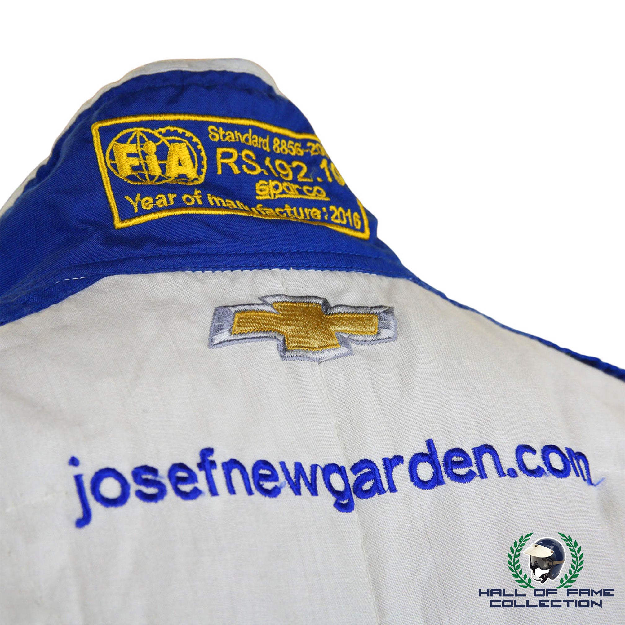 2016 Josef Newgarden Race Used Ed Carpenter Racing 100th Running Of Indy 500 Suit