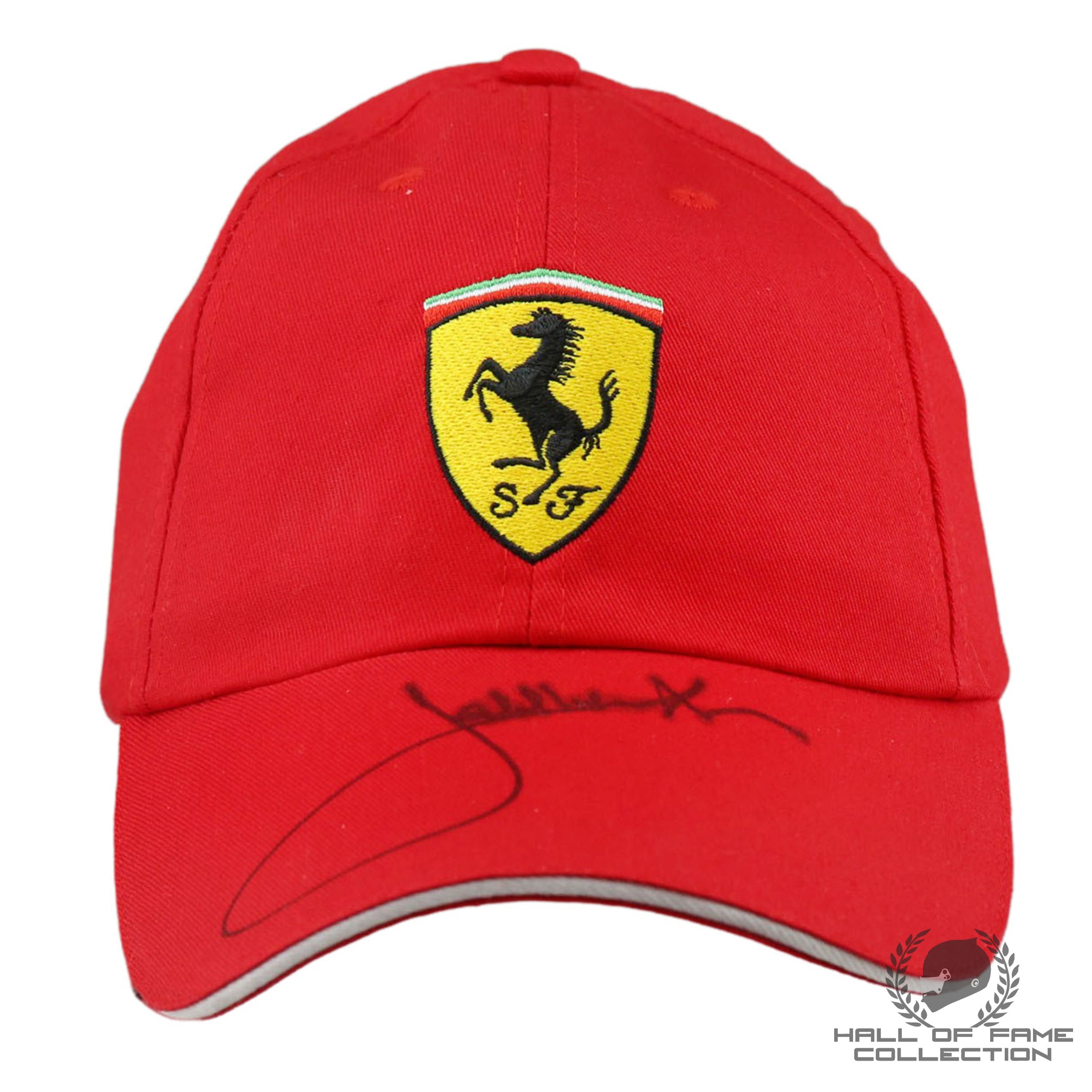 Jacky Ickx Signed Official Scuderia Ferrari F1 Hat