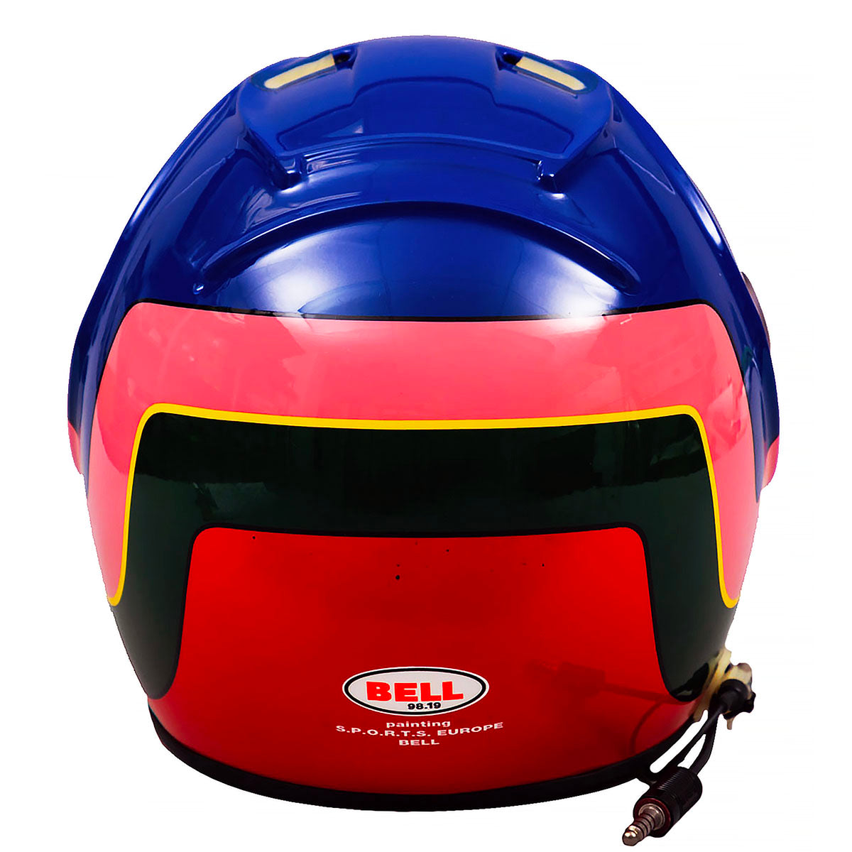 1998/99 Jacques Villeneuve Signed Used BAR Honda Bell F1 Helmet