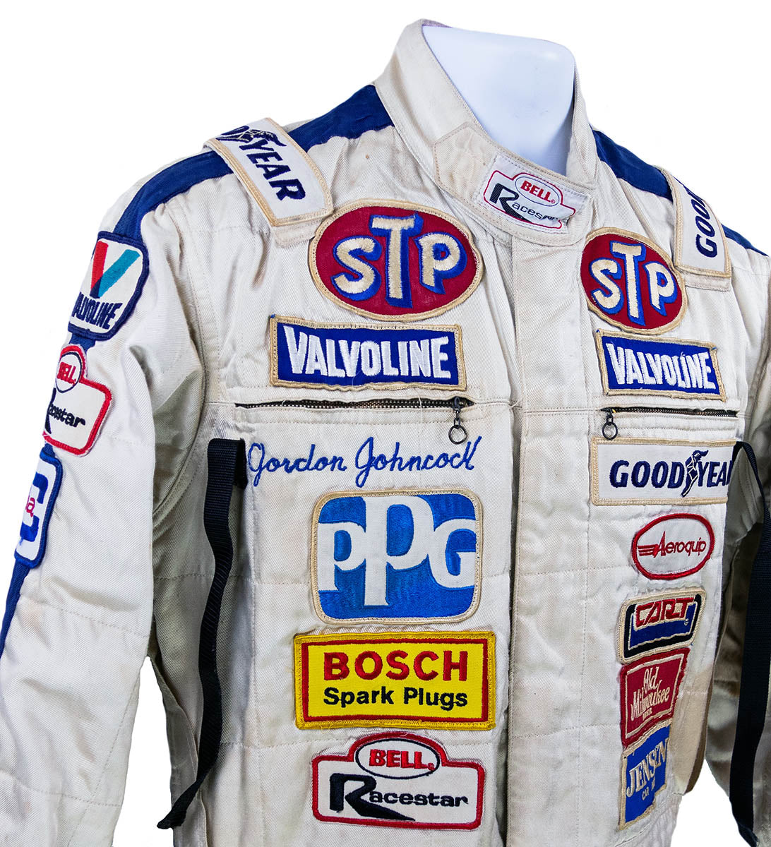 1984 Gordon Johncock Race Used Patrick Racing STP CART IndyCar Suit