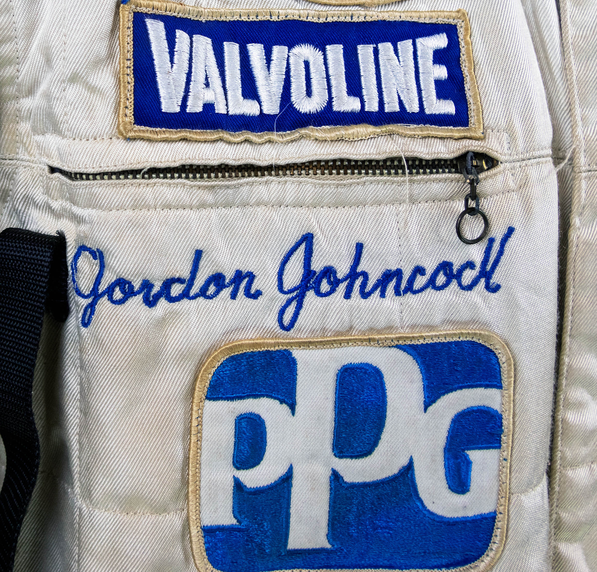 1984 Gordon Johncock Race Used Patrick Racing STP CART IndyCar Suit