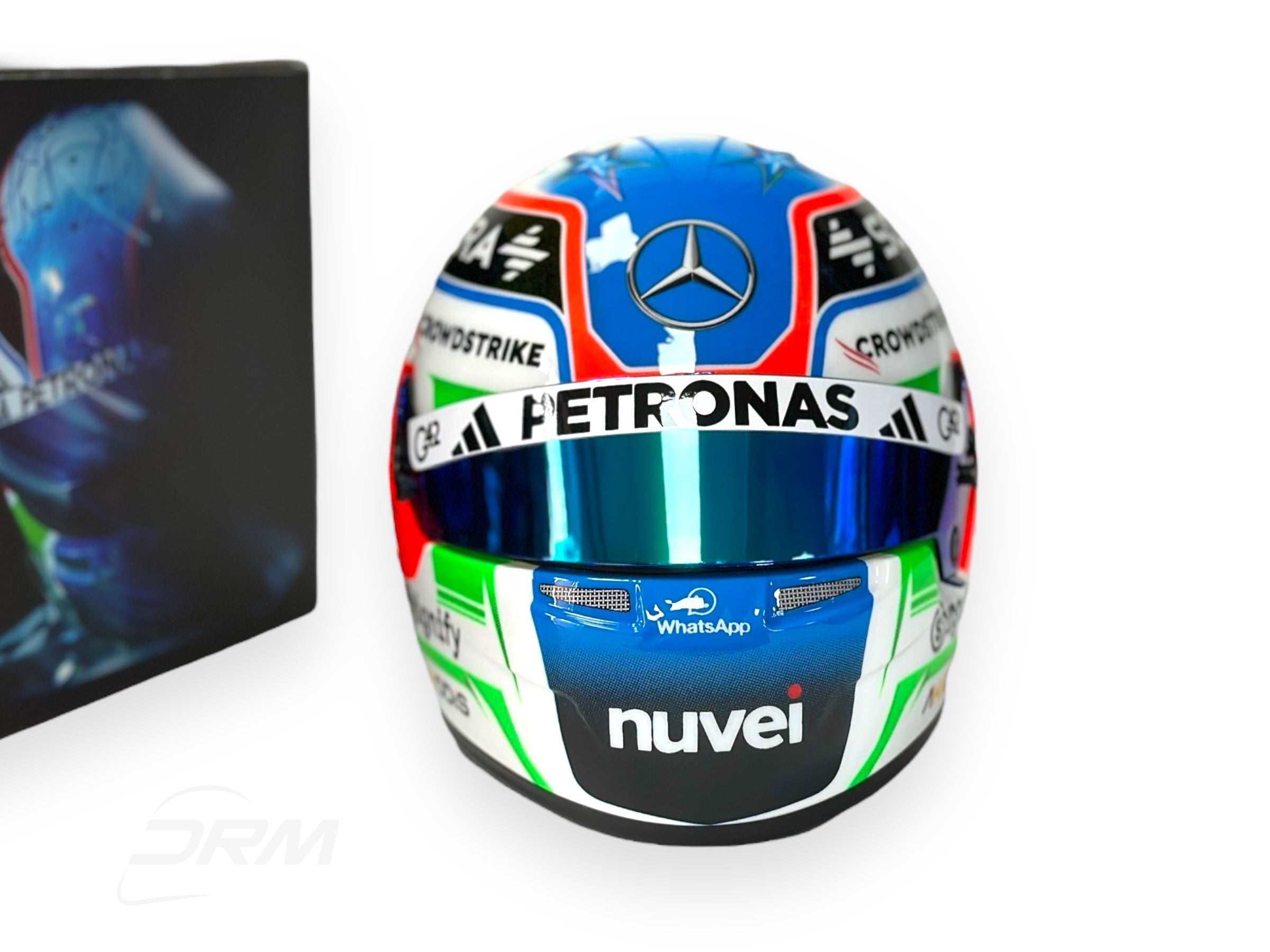 2025 Kimi Antonelli 1:2 Scale Bell Mercedes F1 Helmet
