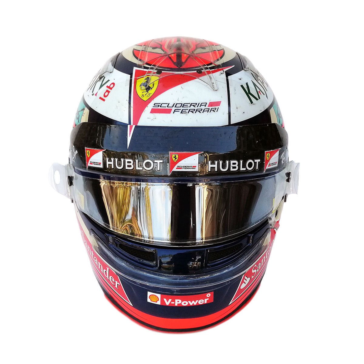 2017 Kimi Räikkönen Race Used Ferrari F1 Helmet