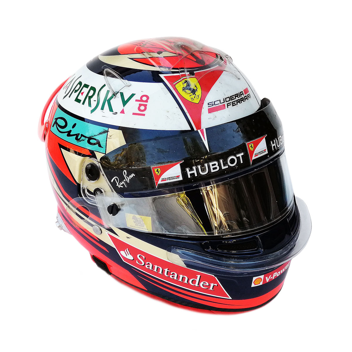 2017 Kimi Räikkönen Race Used Ferrari F1 Helmet