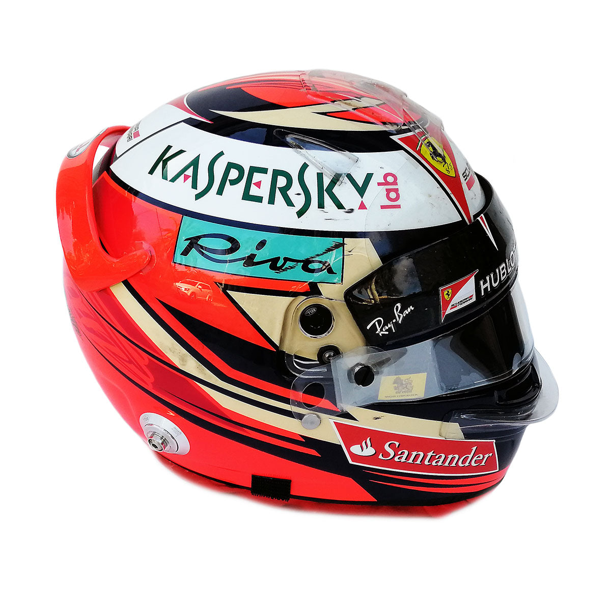 2017 Kimi Räikkönen Race Used Ferrari F1 Helmet