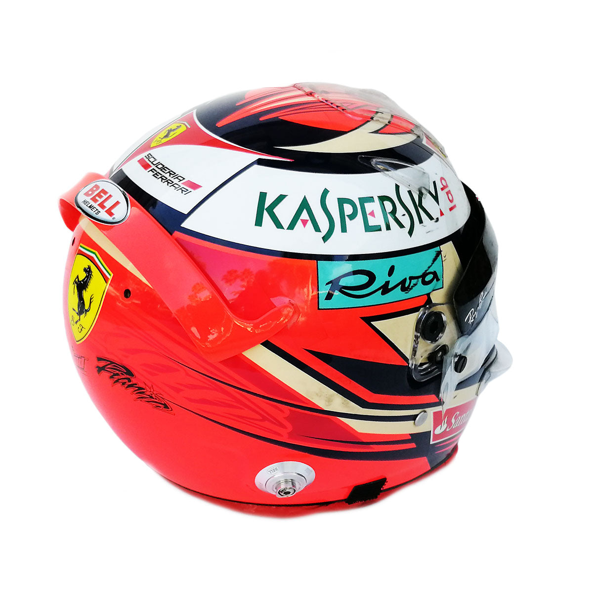 2017 Kimi Räikkönen Race Used Ferrari F1 Helmet