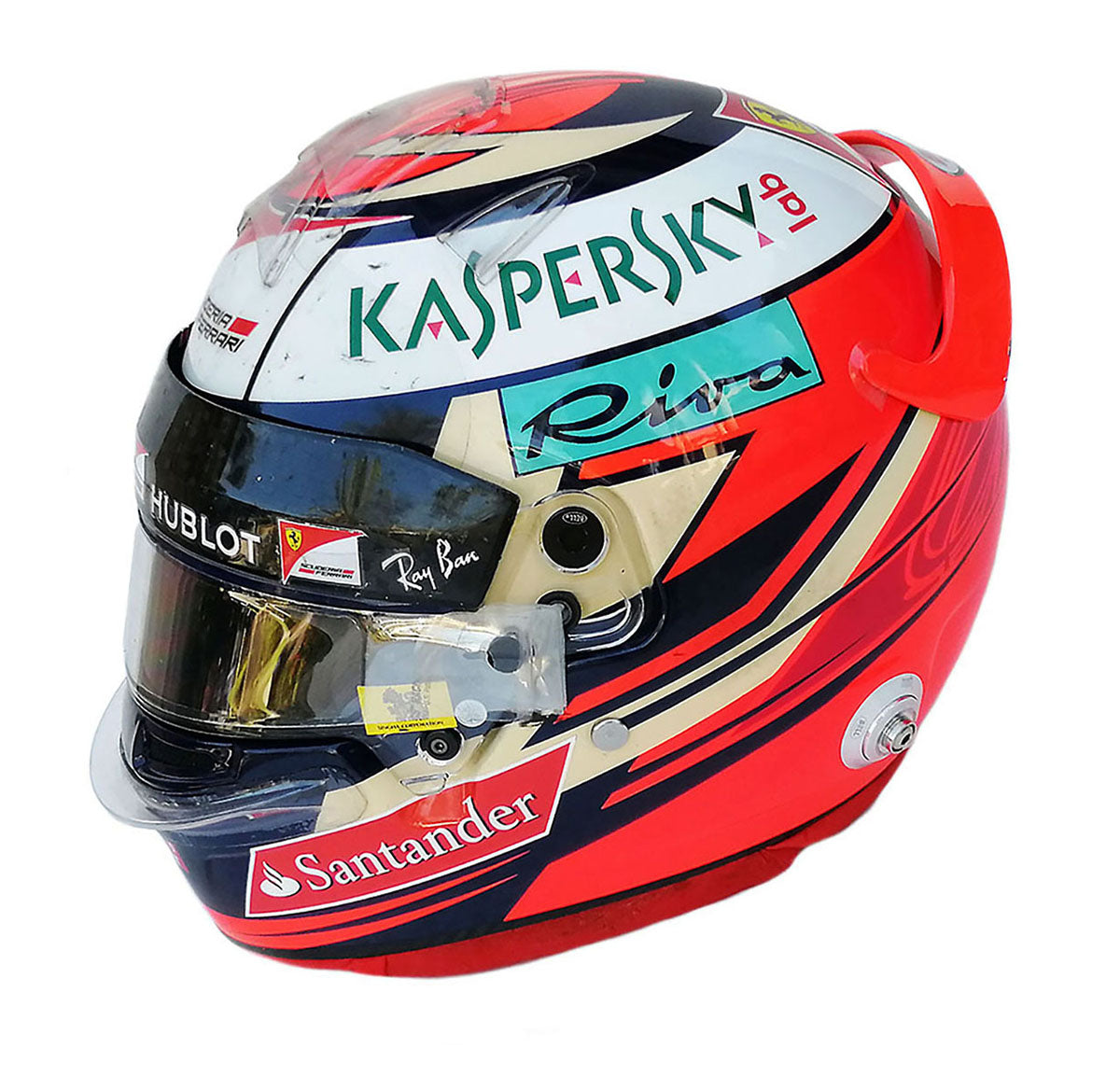 2017 Kimi Räikkönen Race Used Ferrari F1 Helmet
