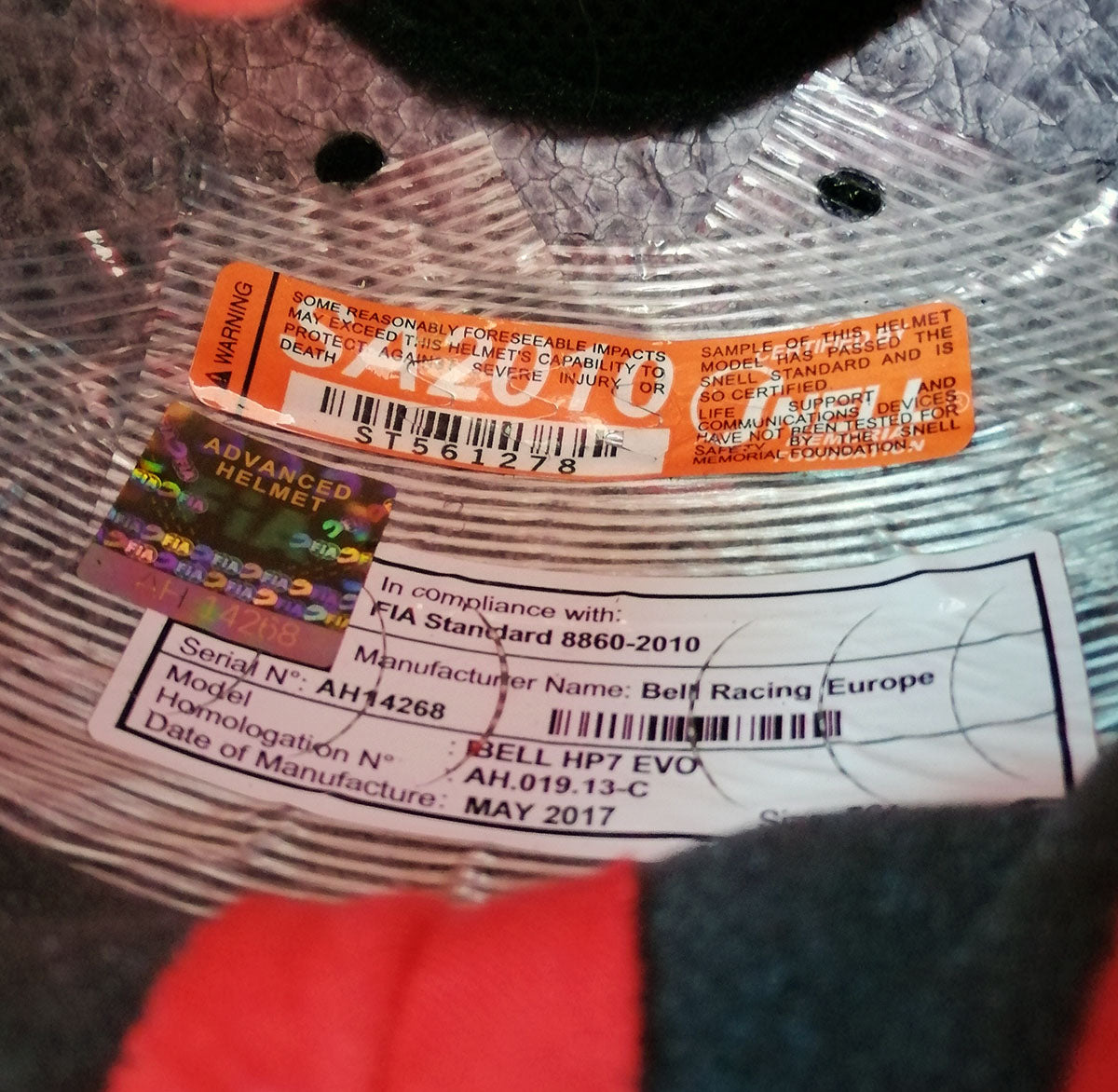 2017 Kimi Räikkönen Race Used Ferrari F1 Helmet