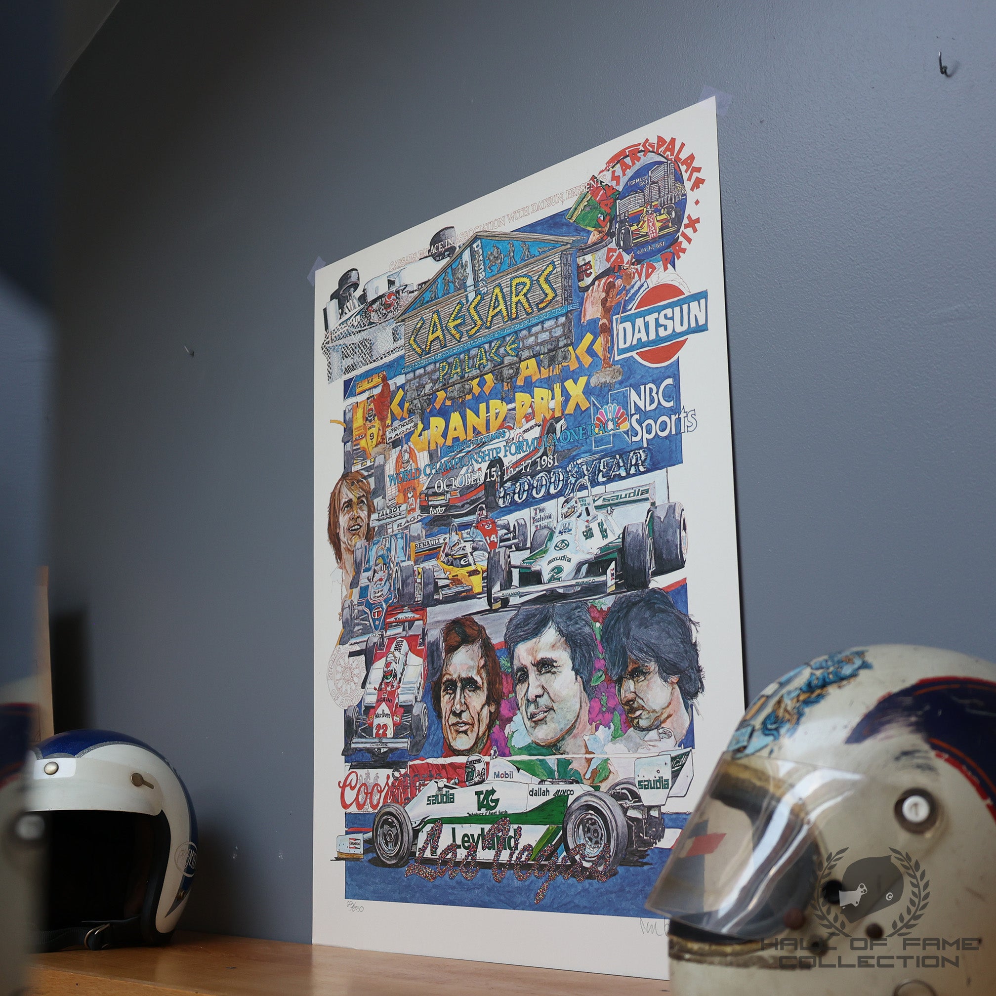 1981 Las Vegas F1 United States Grand Prix Caesars Palace Limited Edition Print