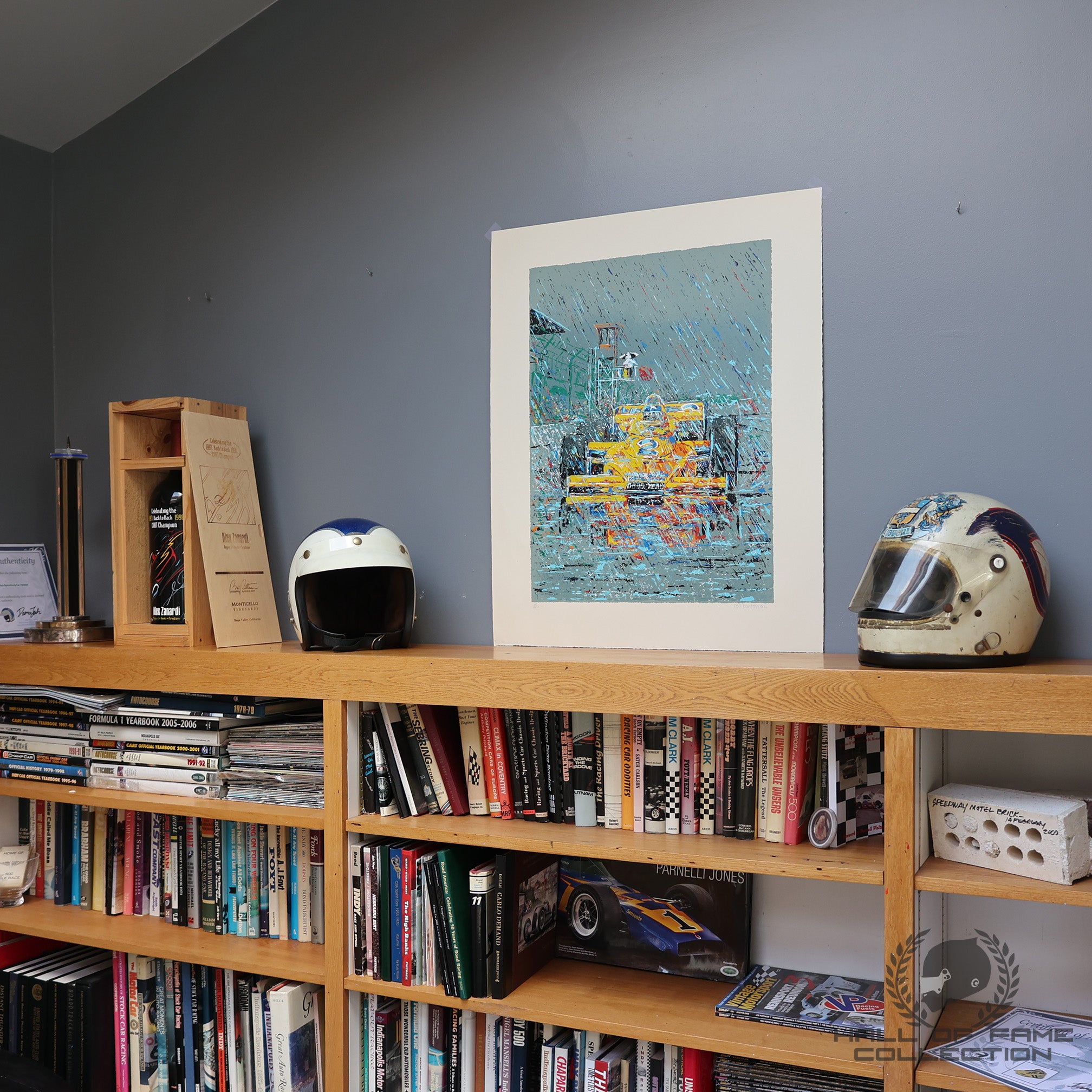 1976 Johnny Rutherford Indy 500 Rain Win Ron Burton Limited Edition Print