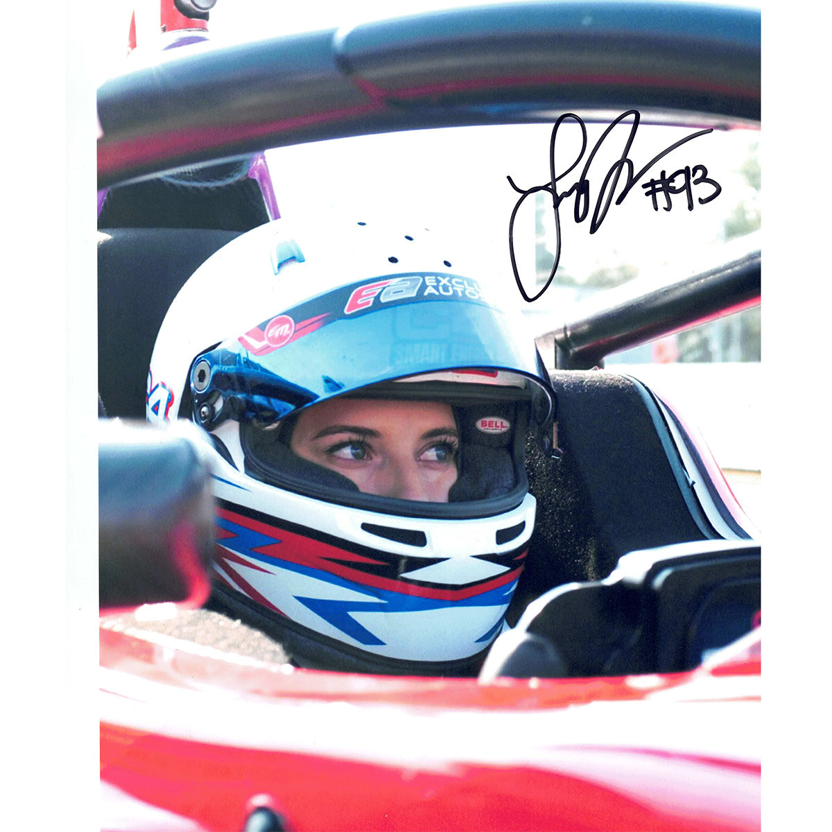 2022 Lindsay Brewer Signed Limited Edition of 50 Indy Pro 2000 Rookie 8x10 Photo Collection #3