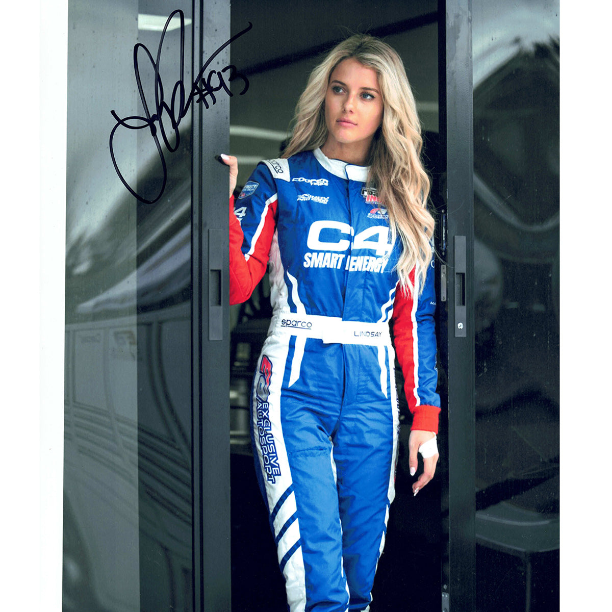 2022 Lindsay Brewer Signed Limited Edition of 50 Indy Pro 2000 Rookie 8x10 Photo Collection #2