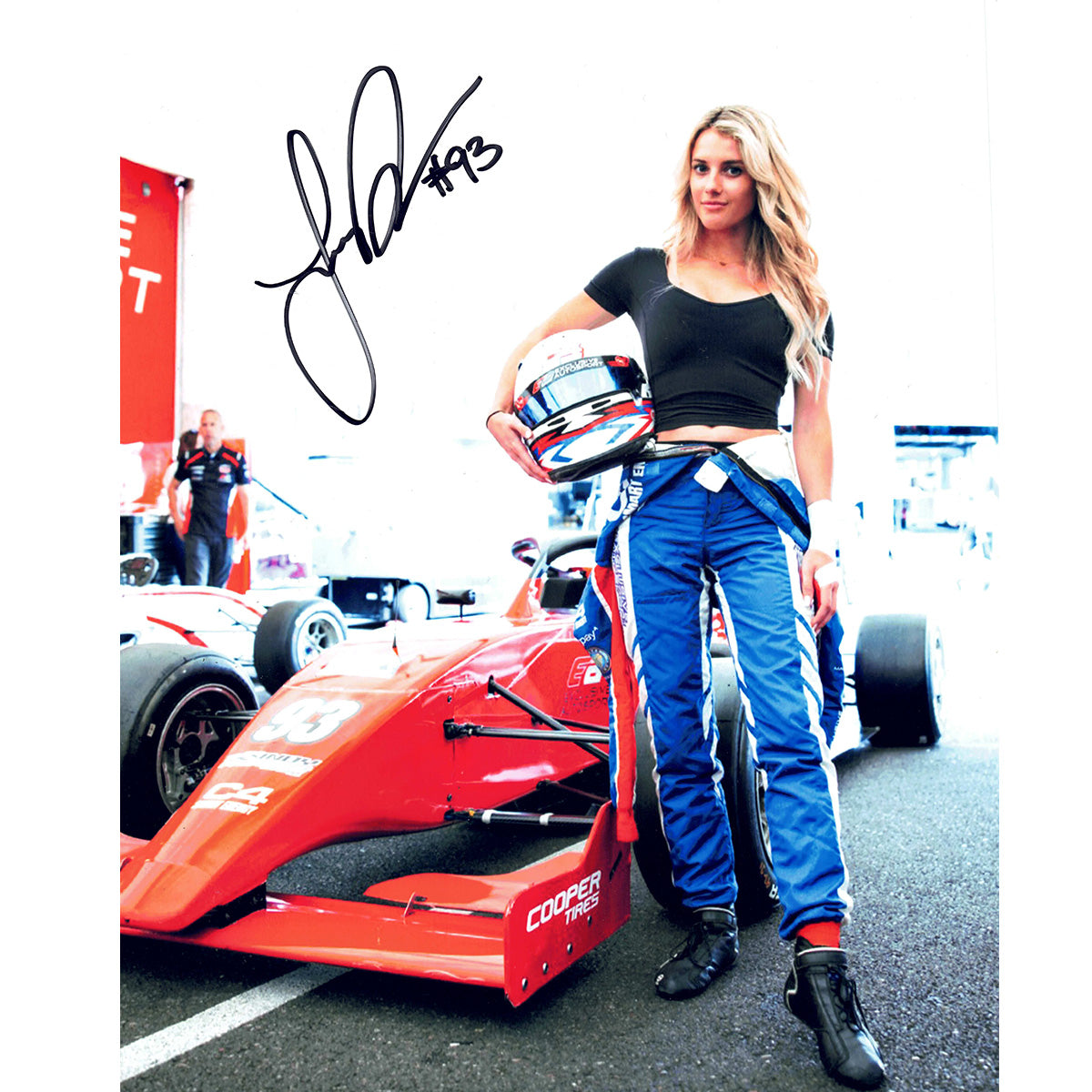 2022 Lindsay Brewer Signed Limited Edition of 50 Indy Pro 2000 Rookie 8x10 Photo Collection #1