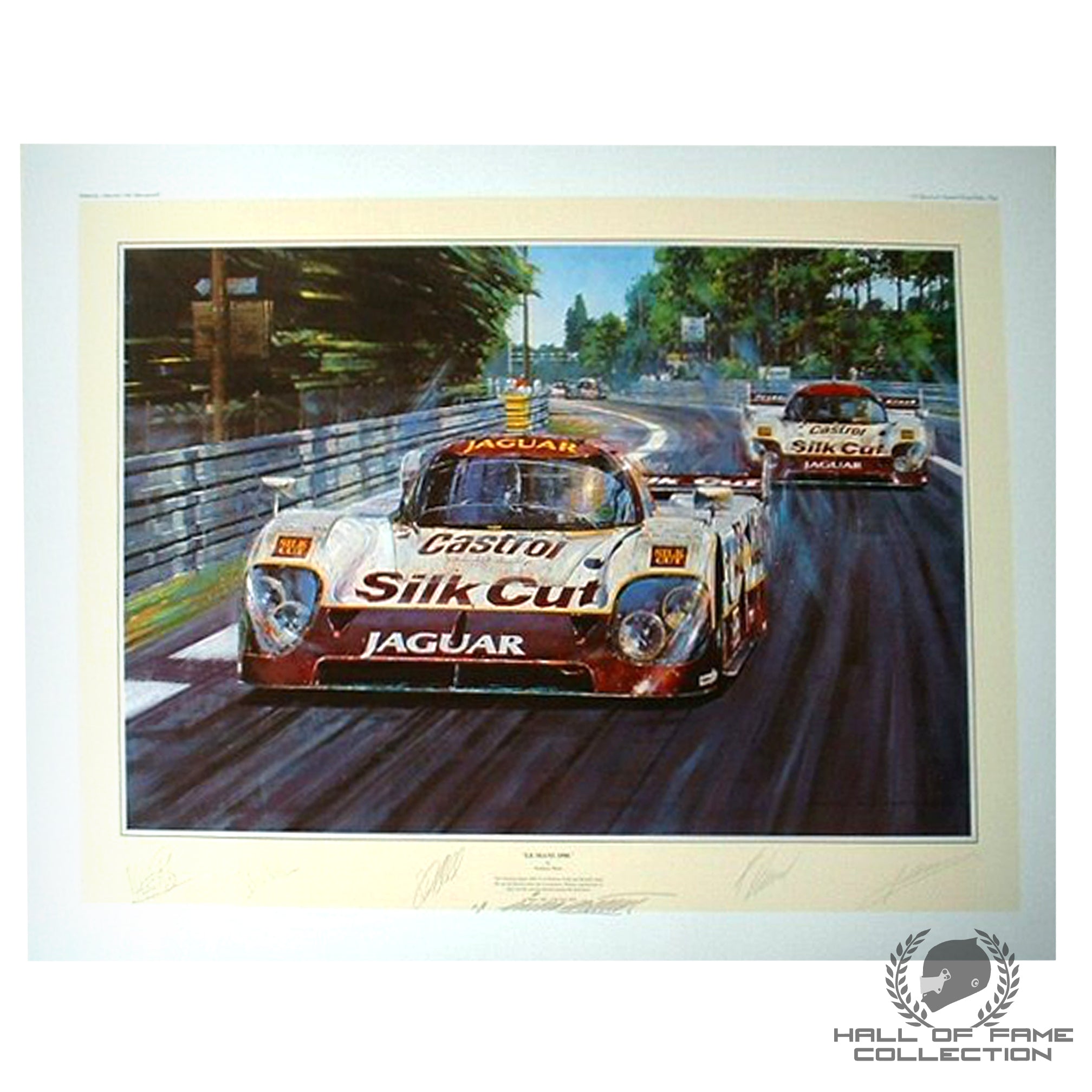 1990 Multi Autographed Le Mans Print
