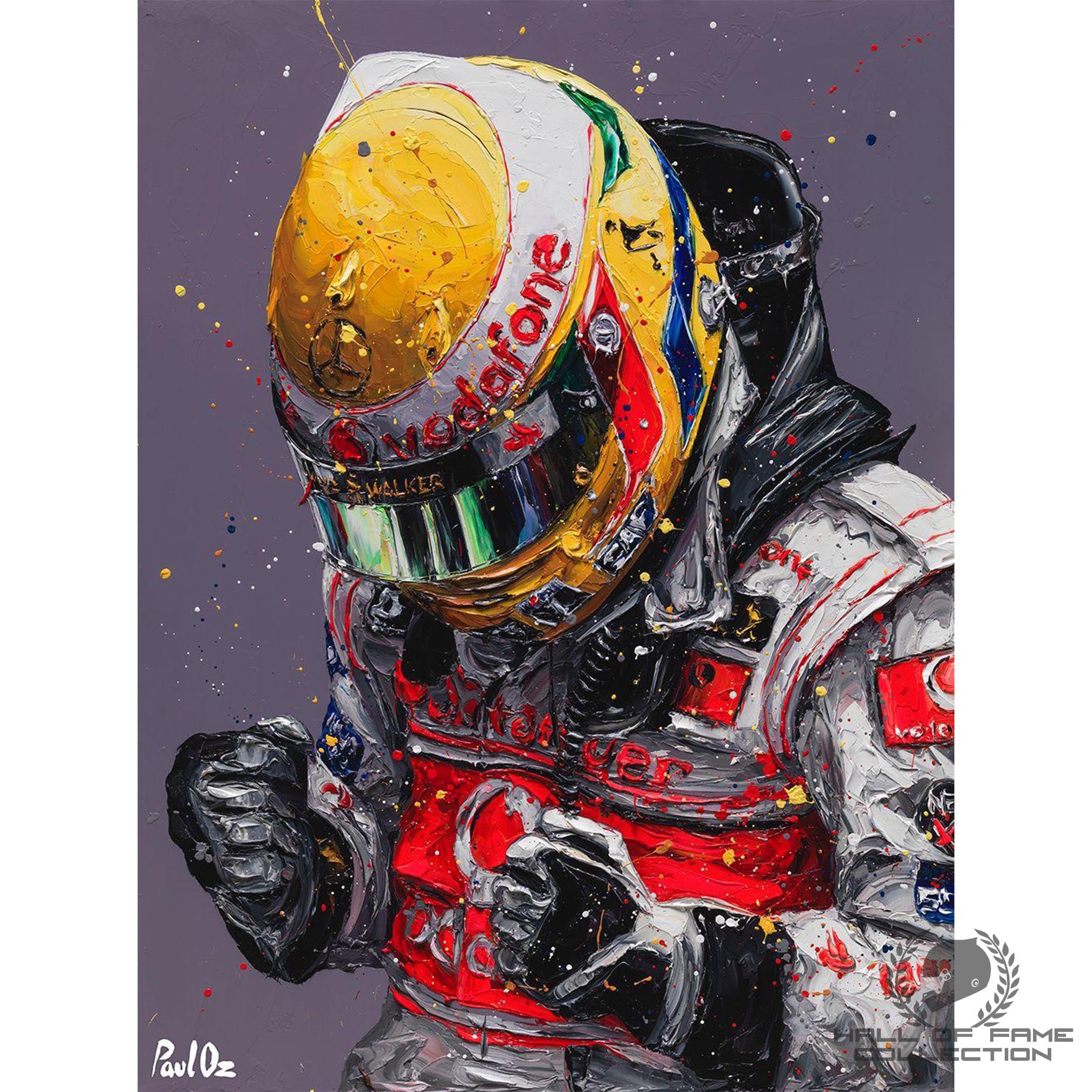 Lewis Hamilton First Race Win Canada 2007 Paul Oz Artwork