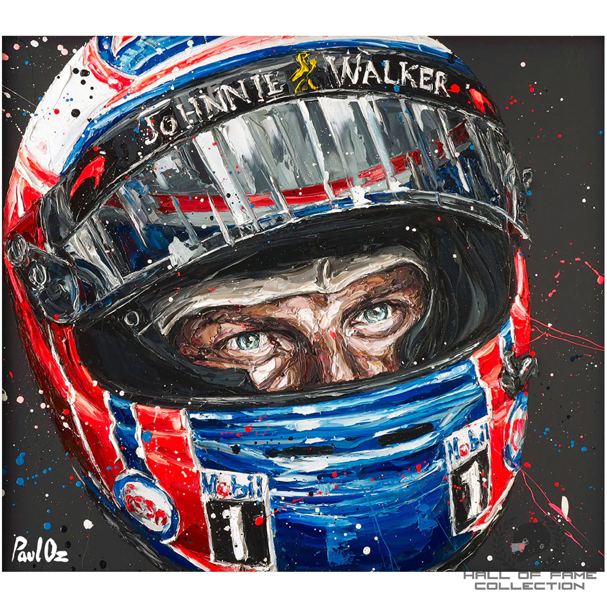 Jenson Button 2016 Paul Oz Artwork