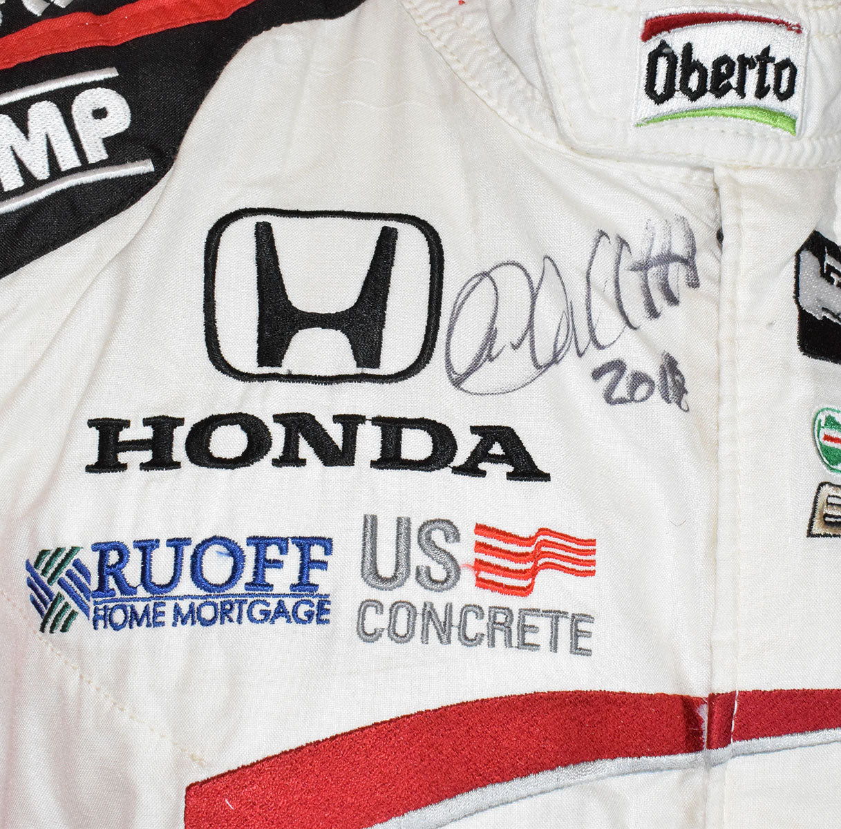 2018 Marco Andretti Signed Race Used Phoenix "Mario Tribute" IndyCar Suit