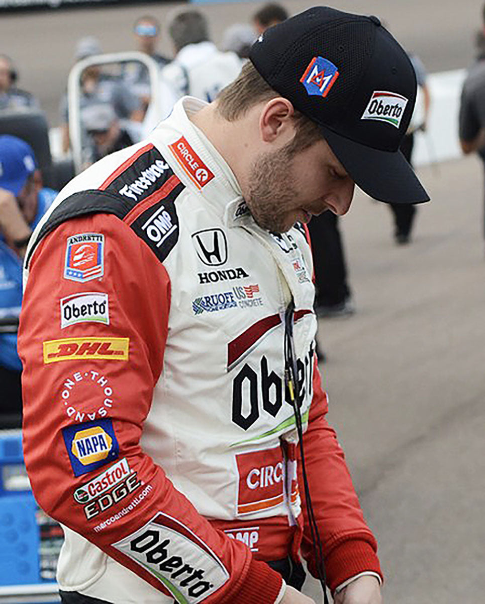 2018 Marco Andretti Signed Race Used Phoenix "Mario Tribute" IndyCar Suit