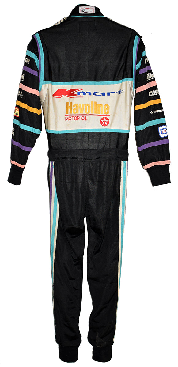 1990 Mario Andretti Signed Race Used Newman-Haas IndyCar Suit