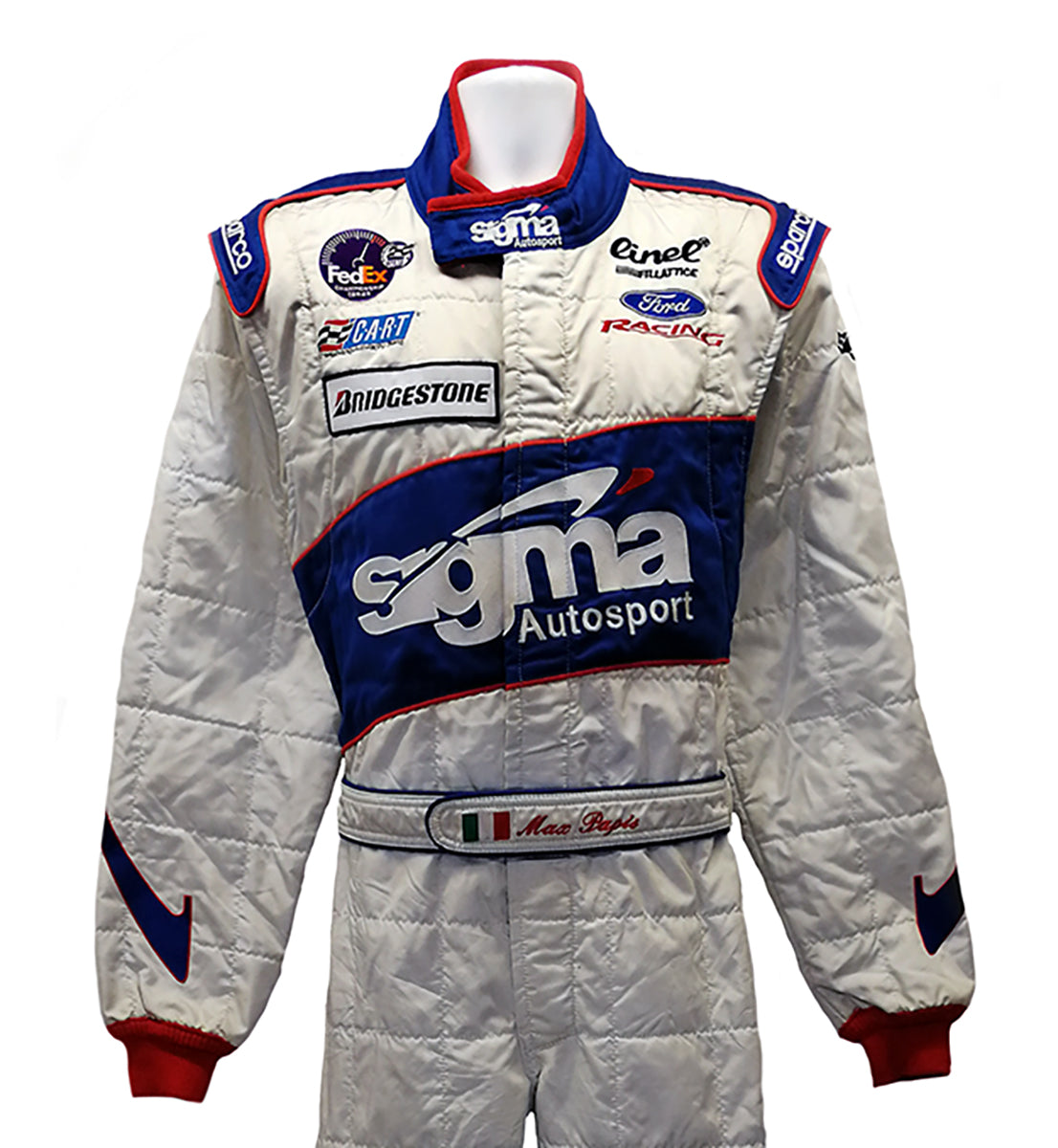 2002 Max Papis Sigma Autosports CART IndyCar Race Used Suit