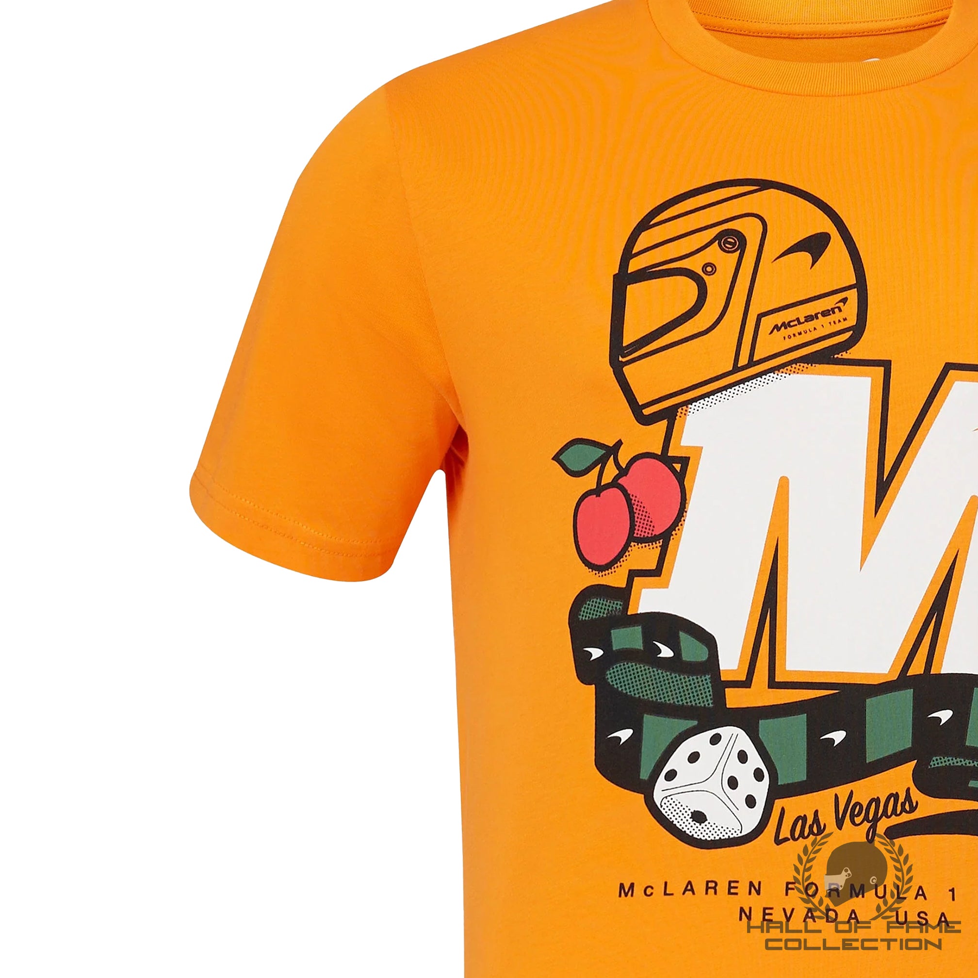 McLaren F1 Men's Special Edition Las Vegas GP T-Shirt - Papaya