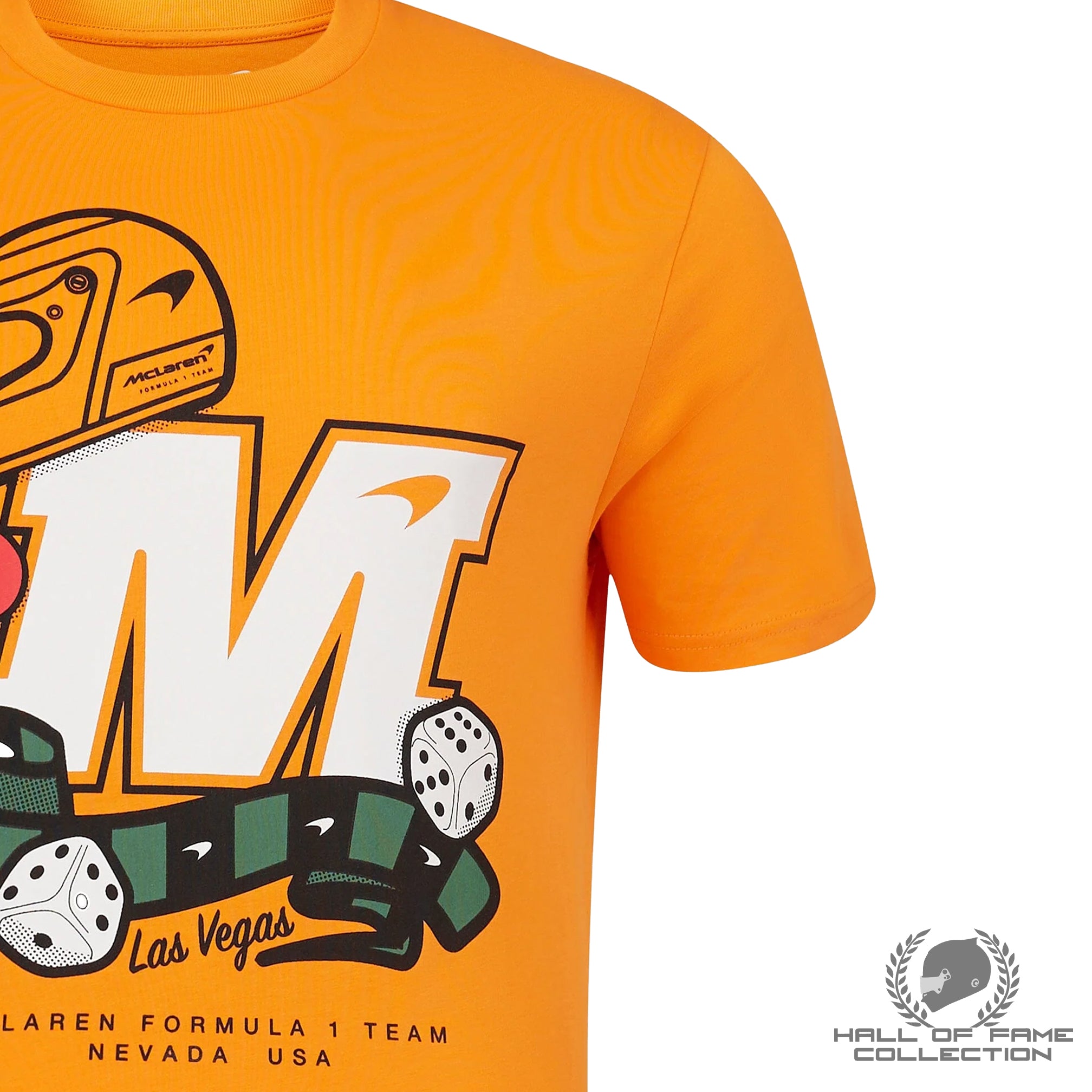 McLaren F1 Men's Special Edition Las Vegas GP T-Shirt - Papaya