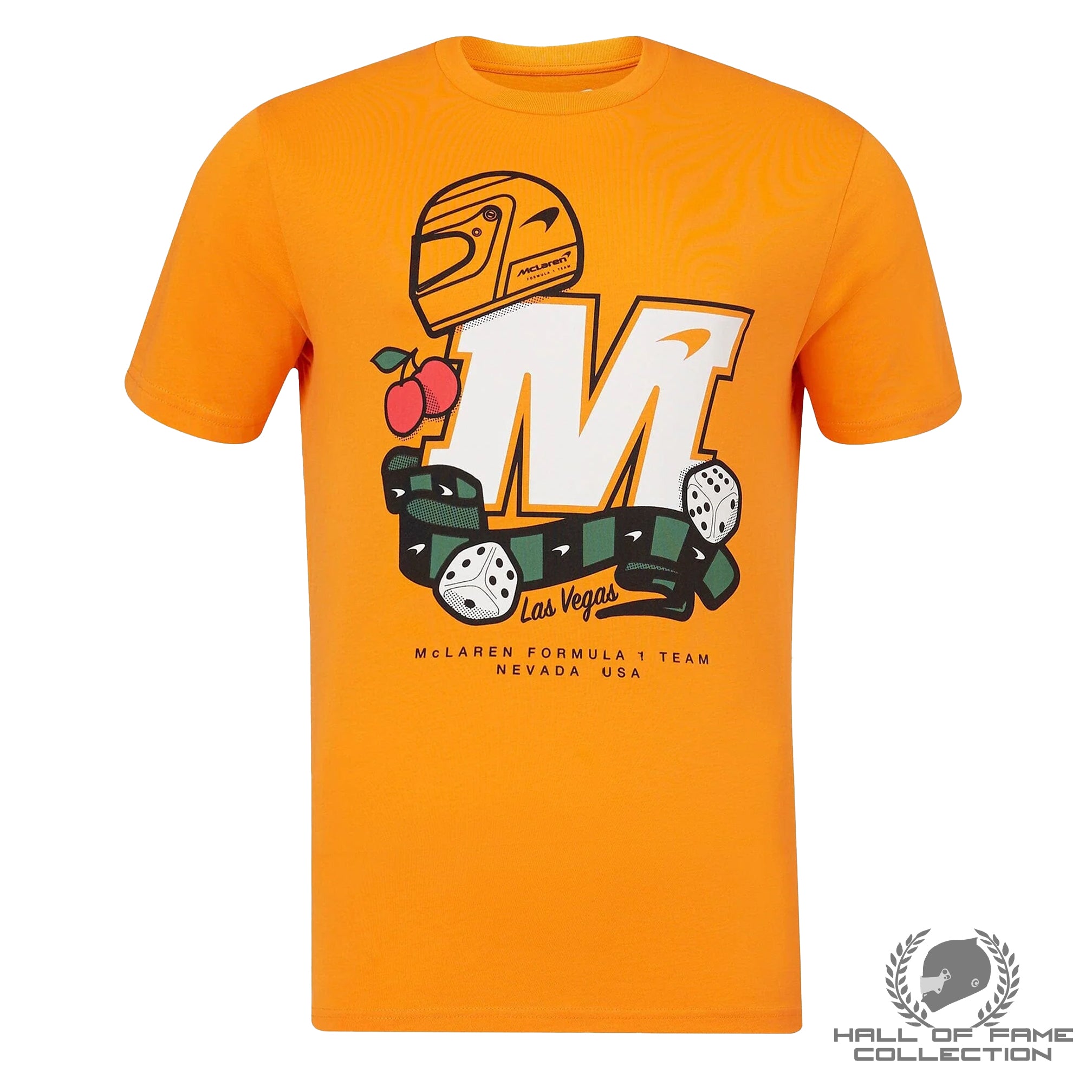 McLaren F1 Men's Special Edition Las Vegas GP T-Shirt - Papaya