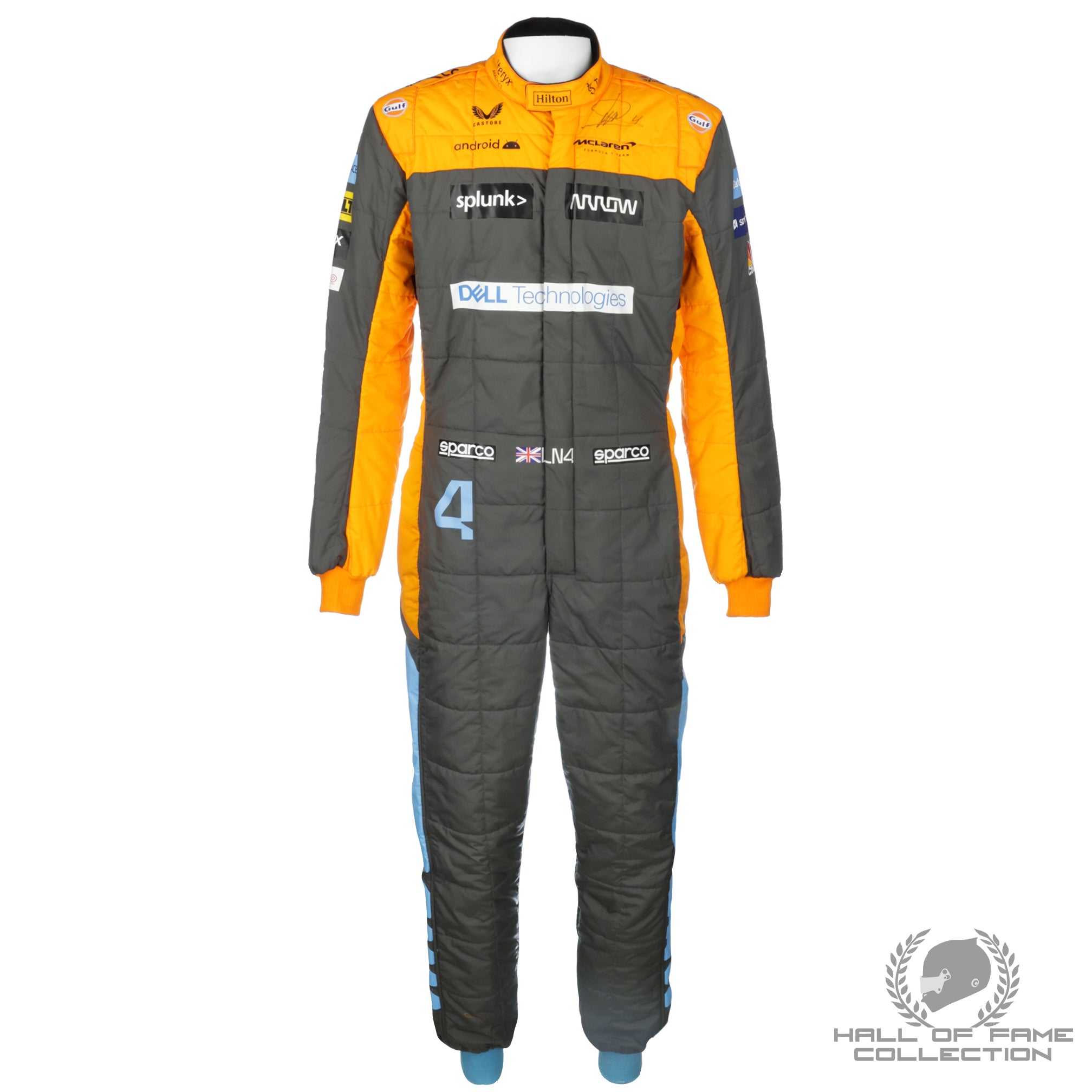 2022 Lando Norris Signed Official Replica McLaren F1 Suit
