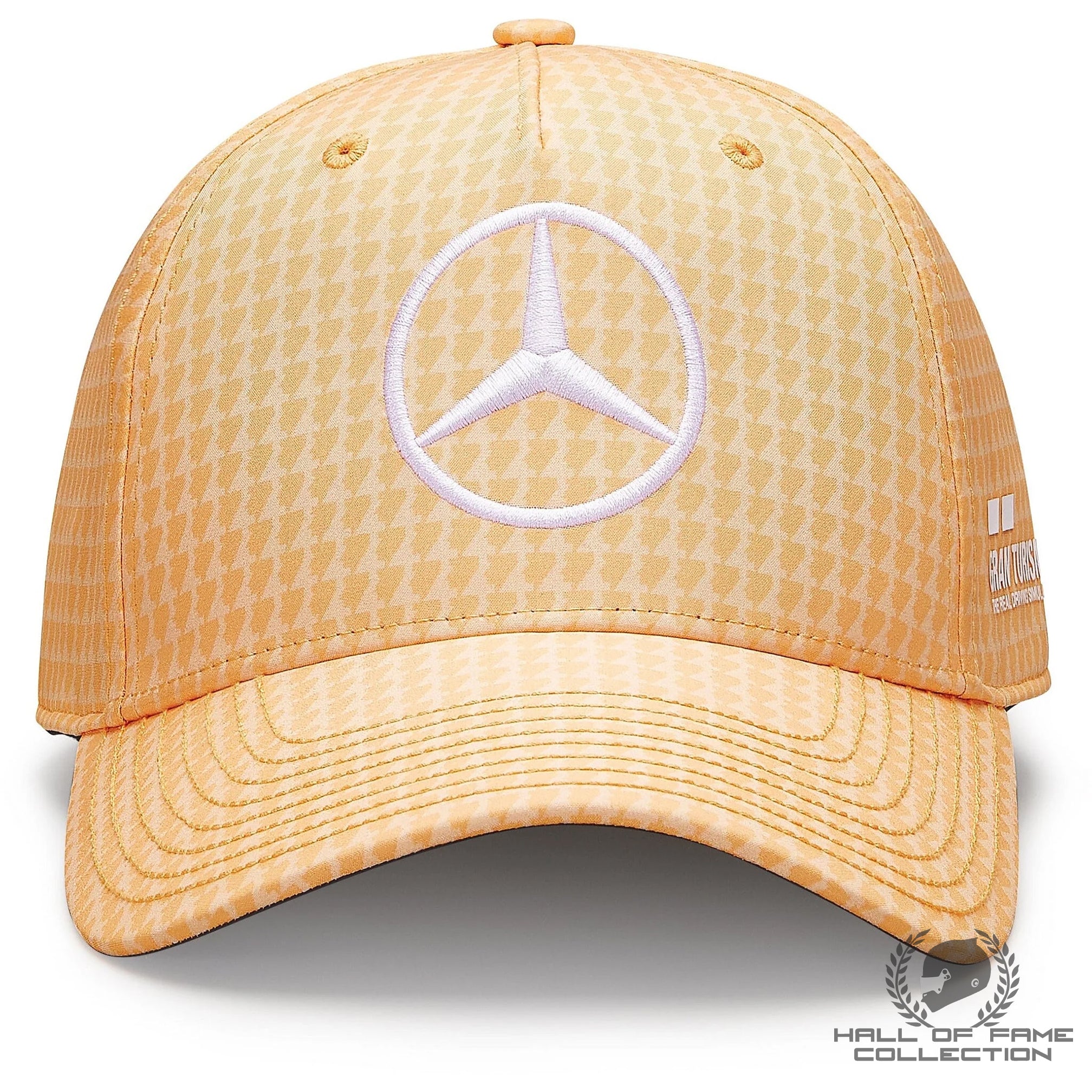 Mercedes AMG Petronas F1 2023 Lewis Hamilton Baseball Hat - Peach