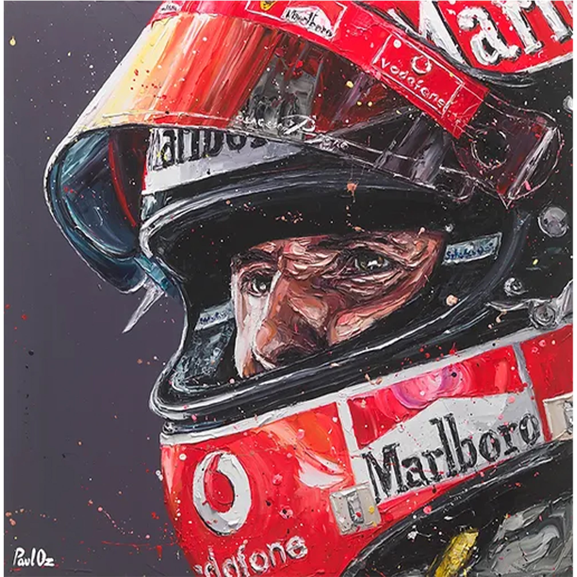 Michael Schumacher Paul Oz Scuderia Ferrari Artwork