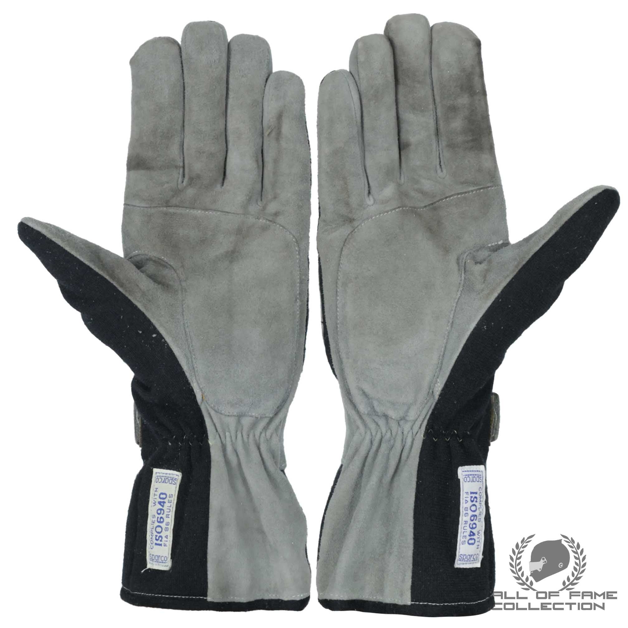 2001 Mika Hakkinen Signed Race Used Mercedes McLaren F1 Gloves