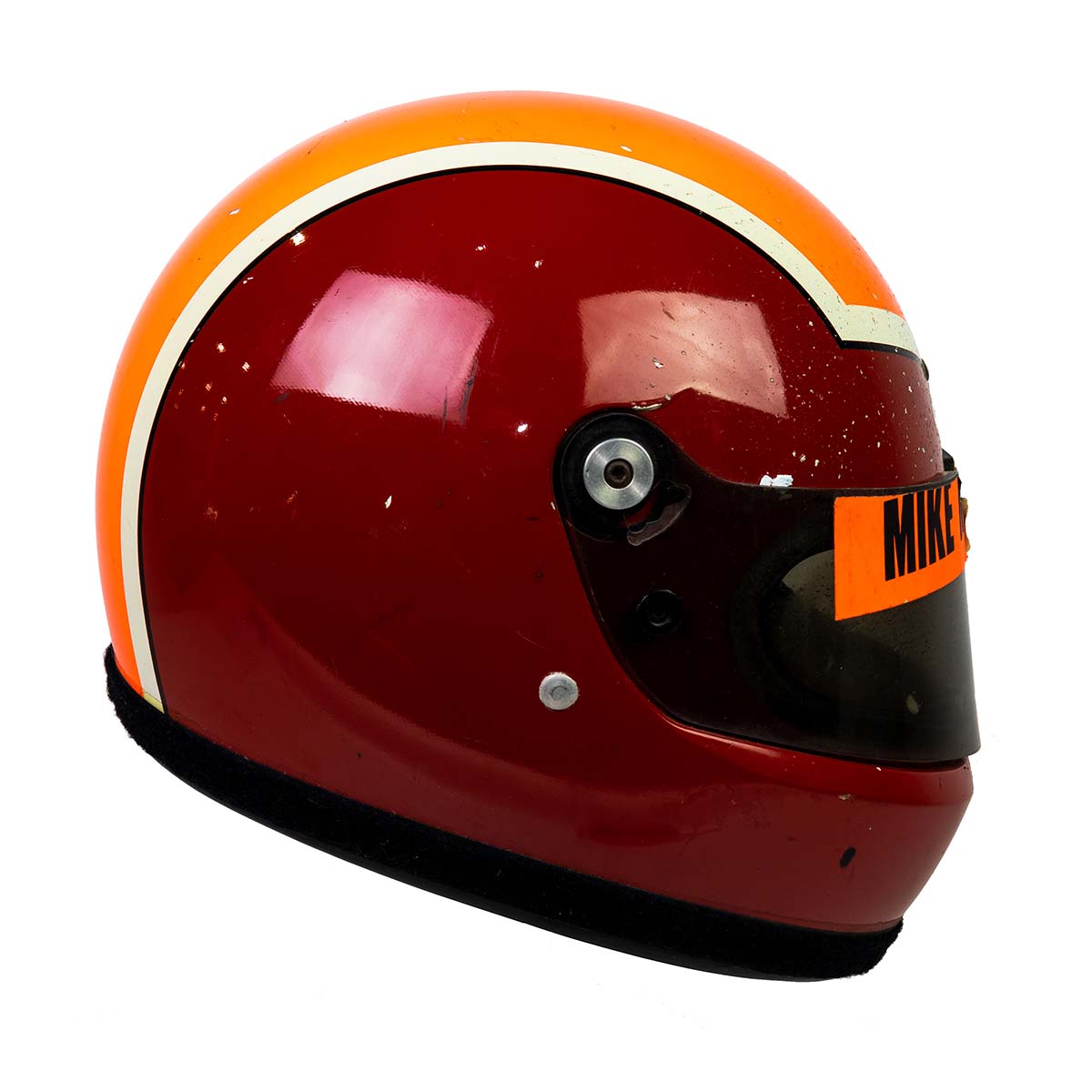 1980 Mike Mosley Race Used All American Racers IndyCar Helmet