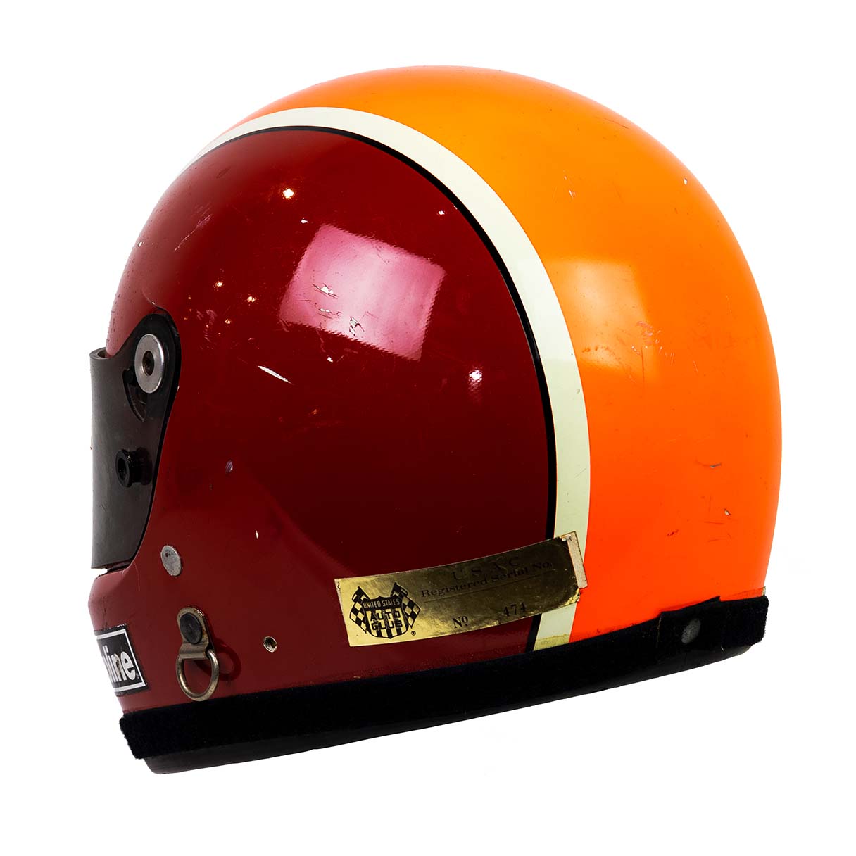 1980 Mike Mosley Race Used All American Racers IndyCar Helmet