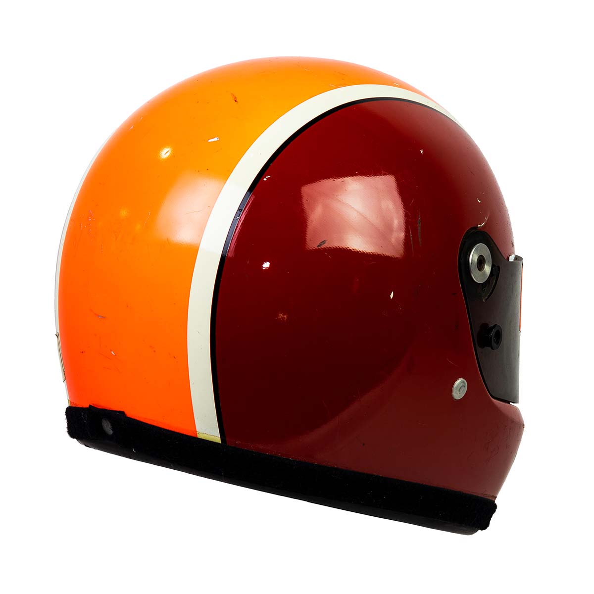 1980 Mike Mosley Race Used All American Racers IndyCar Helmet