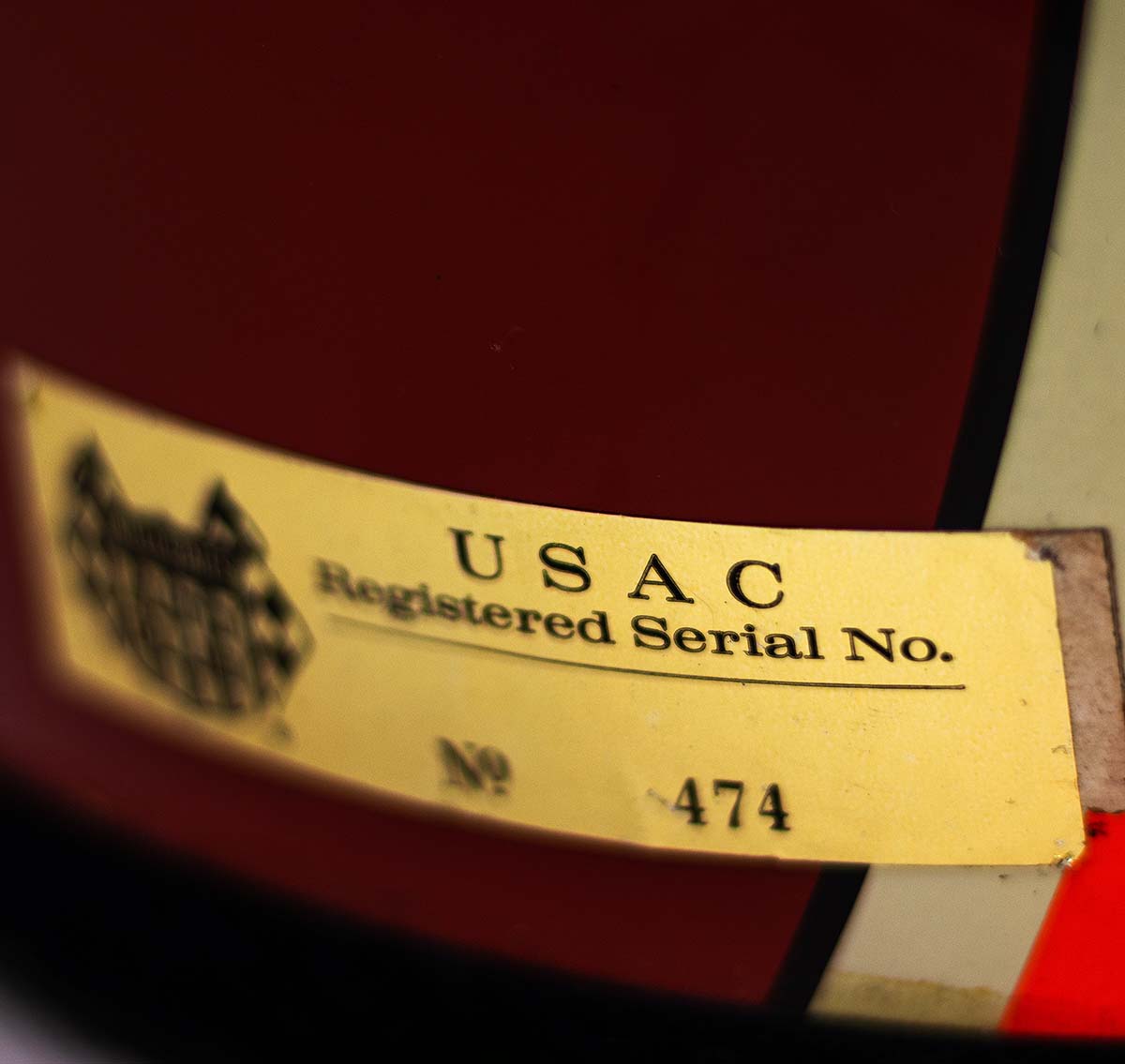 1980 Mike Mosley Race Used All American Racers IndyCar Helmet